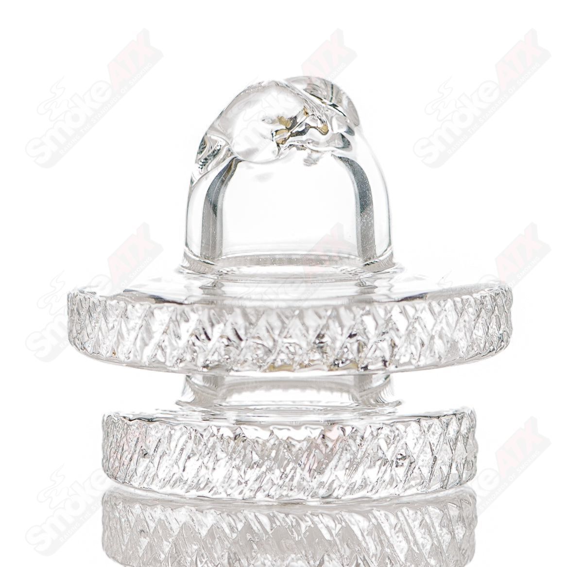 Clear Spinner Cap Moocah Glass - Smoke ATX