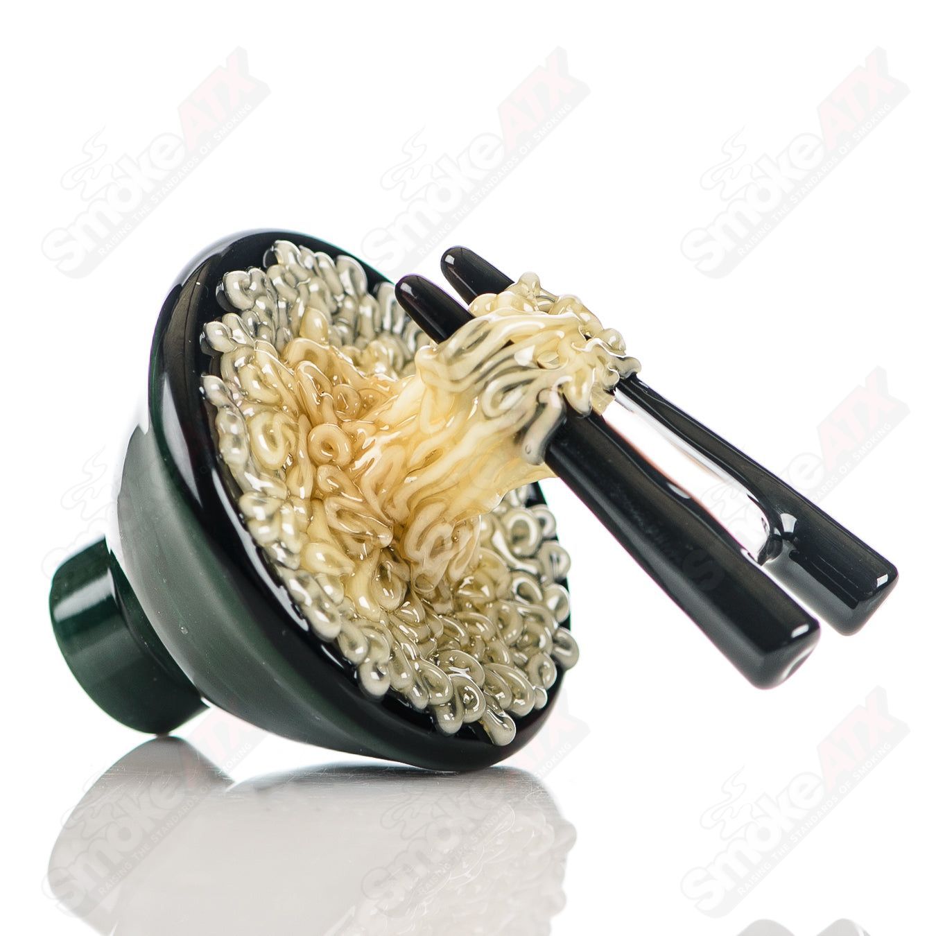 #4 Noodle Slurper Set Dojo Glass - Smoke ATX