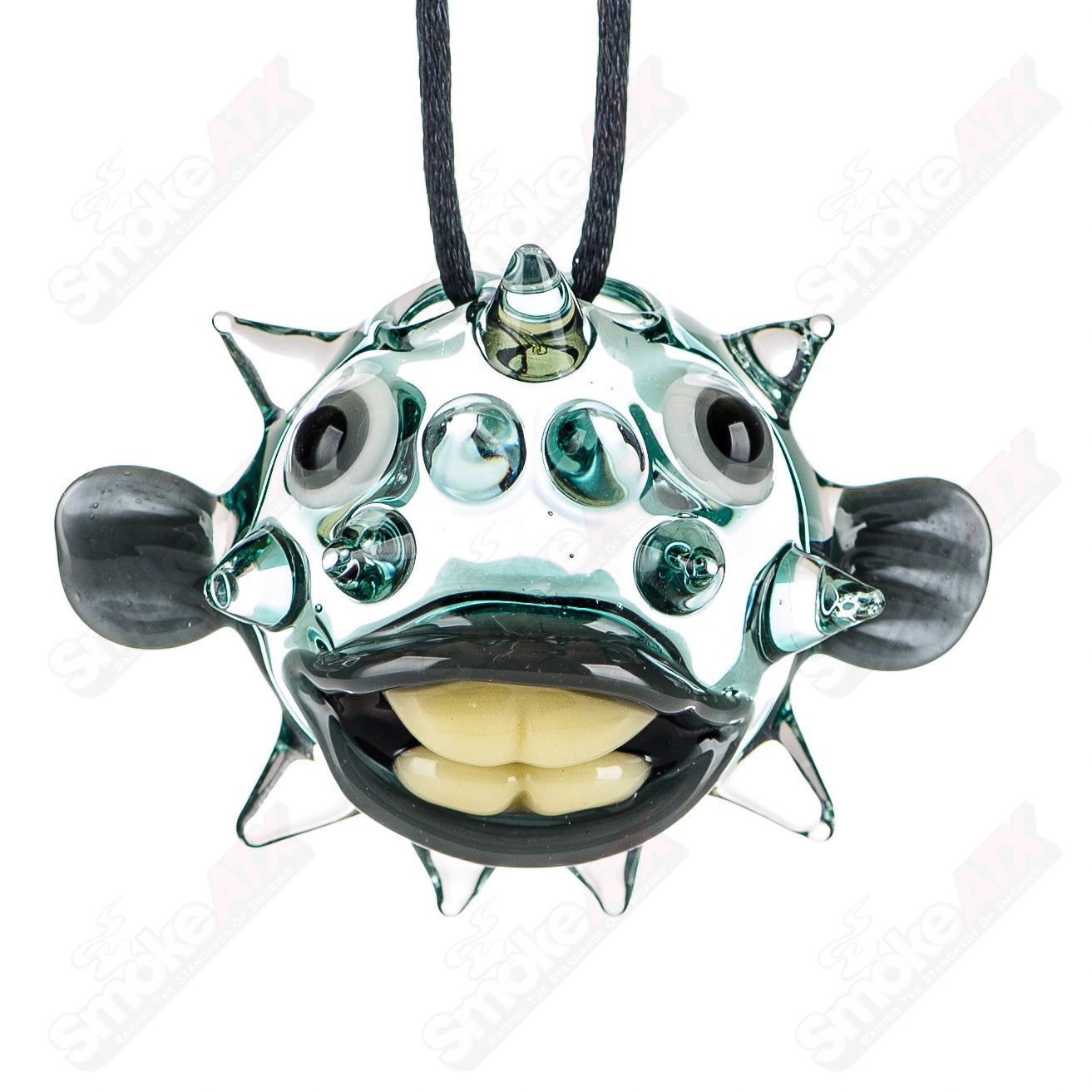 #5 Puffer Pendant Chadd Lacy Glass - Smoke ATX