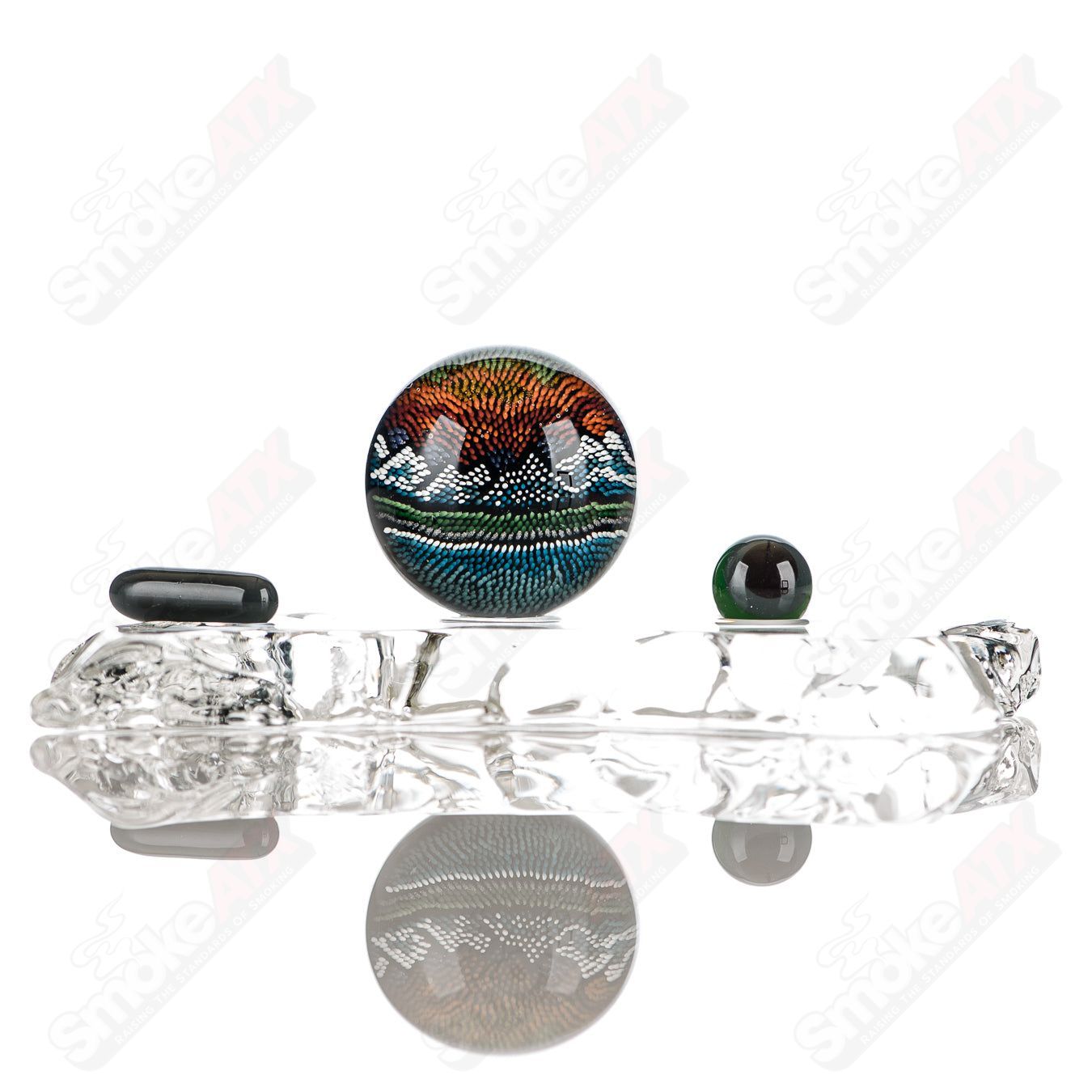 #3 Mountain Slurper Marble JH Glassworks - Smoke ATX