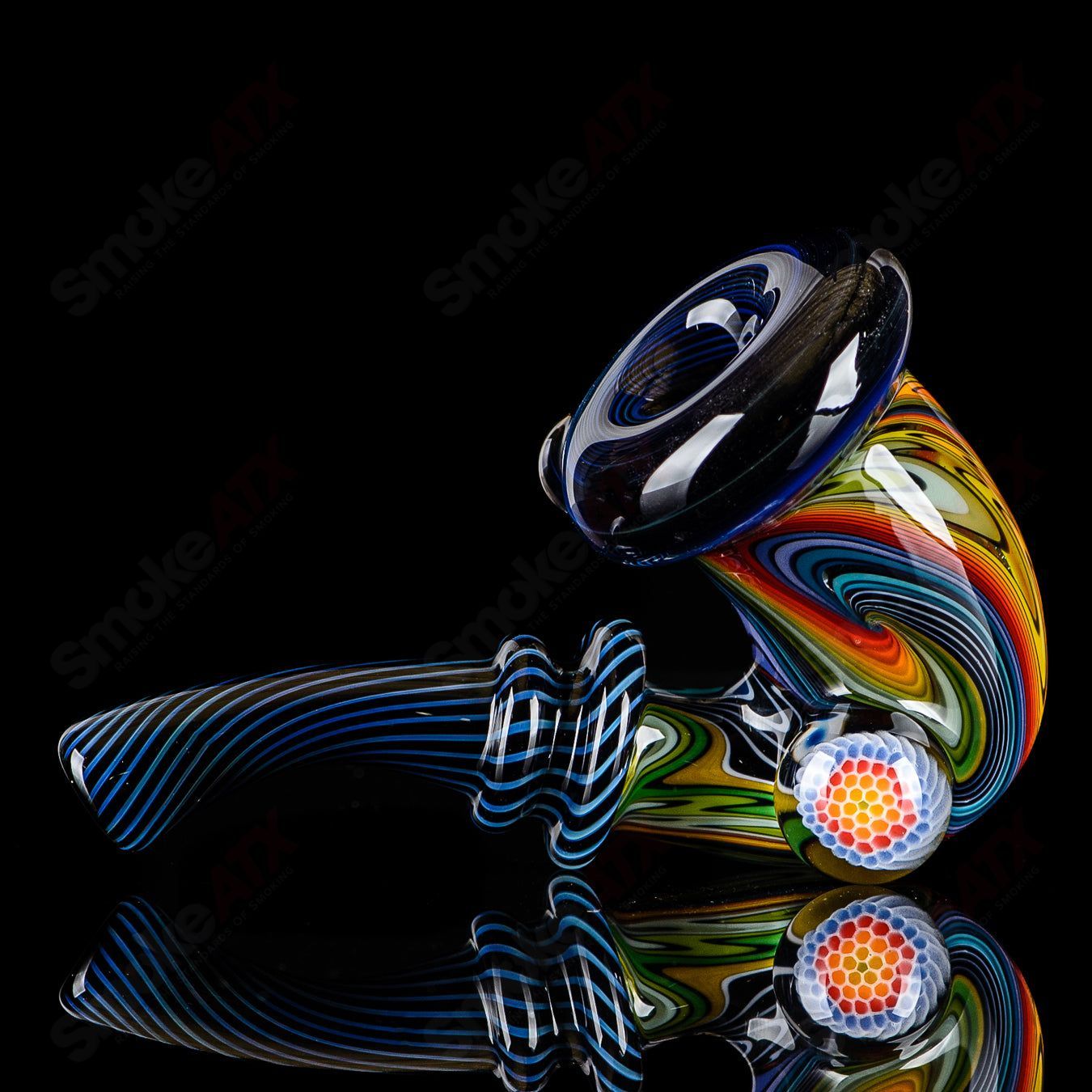 #4 Small Wig Wag Sherlock w Milli Accent JMass - Smoke ATX