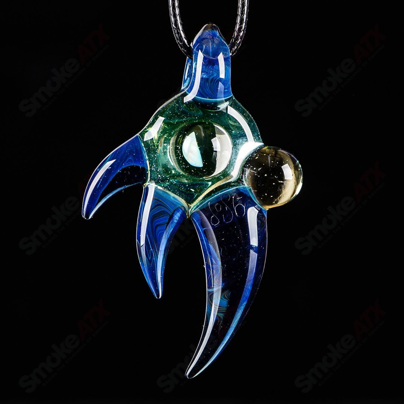 #4 Amulet Pendant Dosh Glass - Smoke ATX