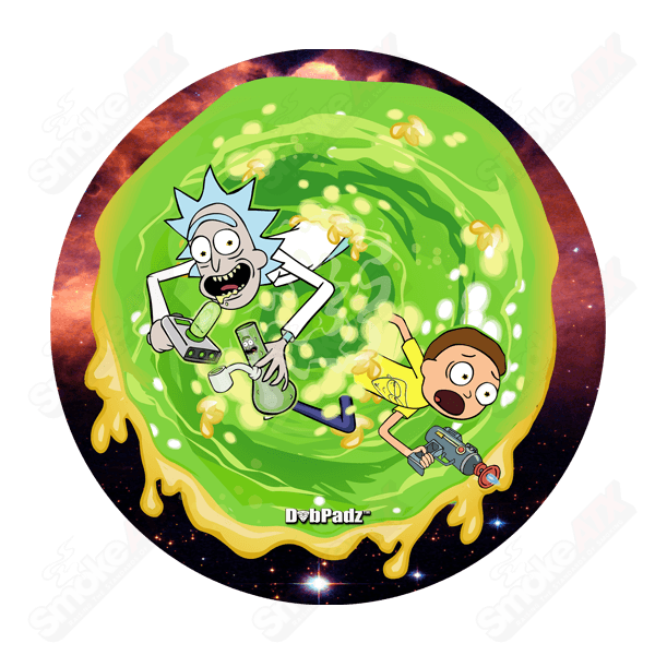 8in RM Dab Portal Fabric Dab Padz - Smoke ATX