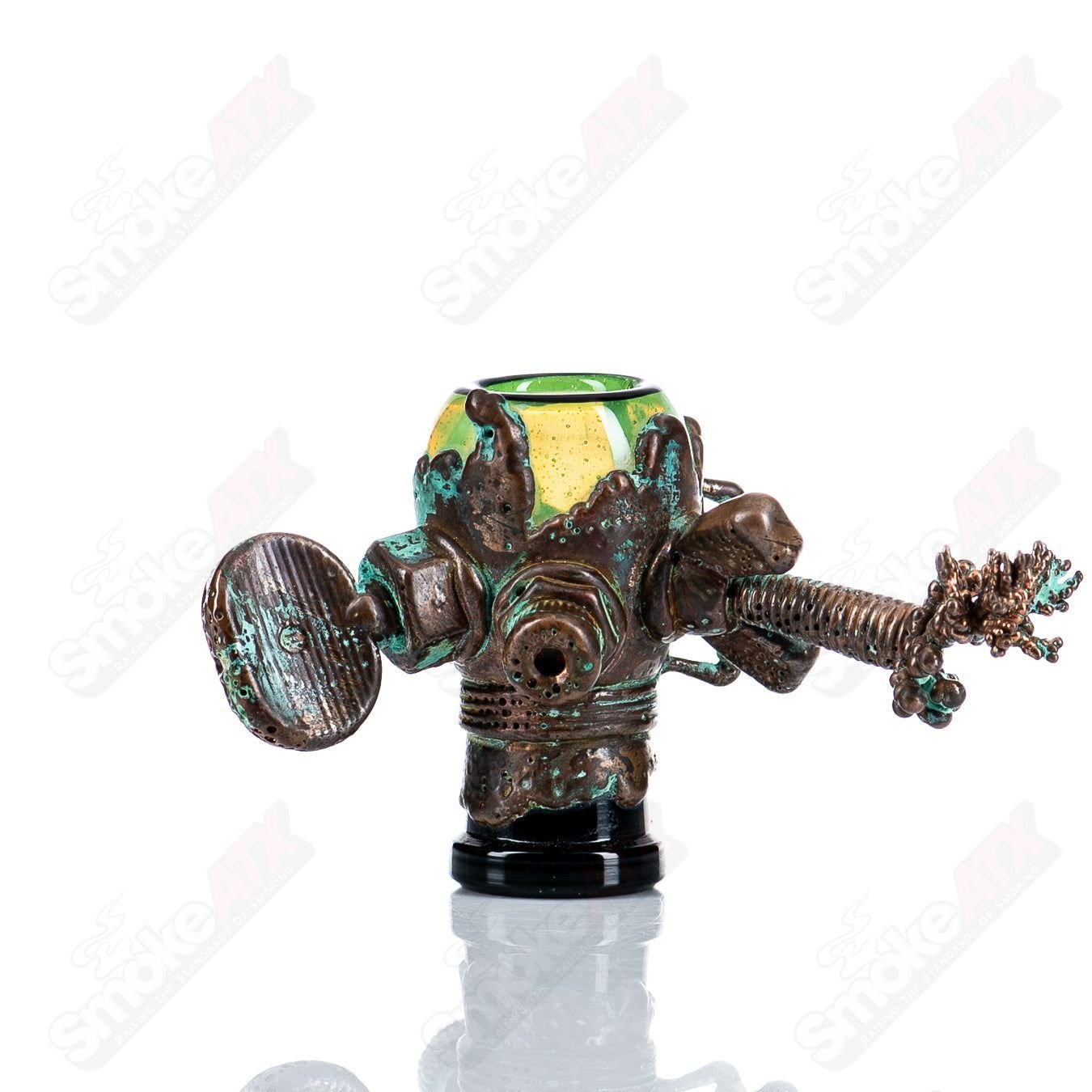 1 14mm Slyme Electroformed Dome by Snic Glass - Smoke ATX