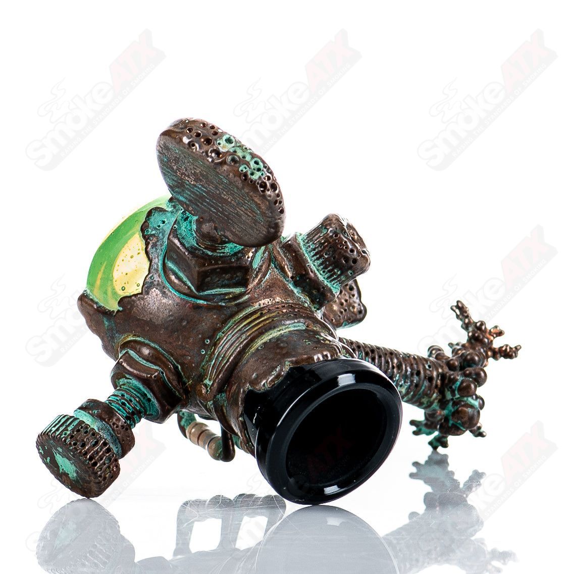 1 14mm Slyme Electroformed Dome by Snic Glass - Smoke ATX