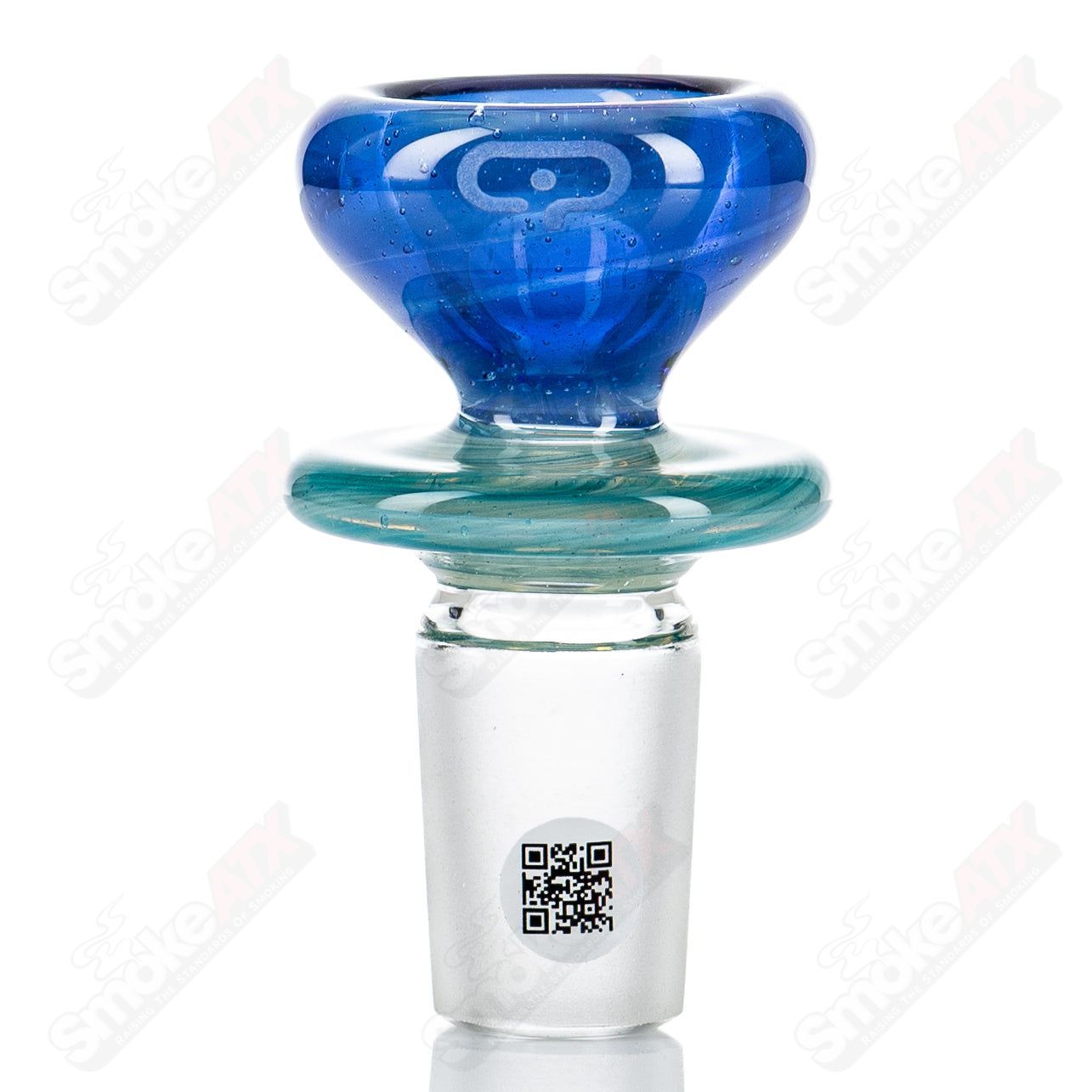 1 19mm Color Elements Single Hole Bowl Mobius - Smoke ATX