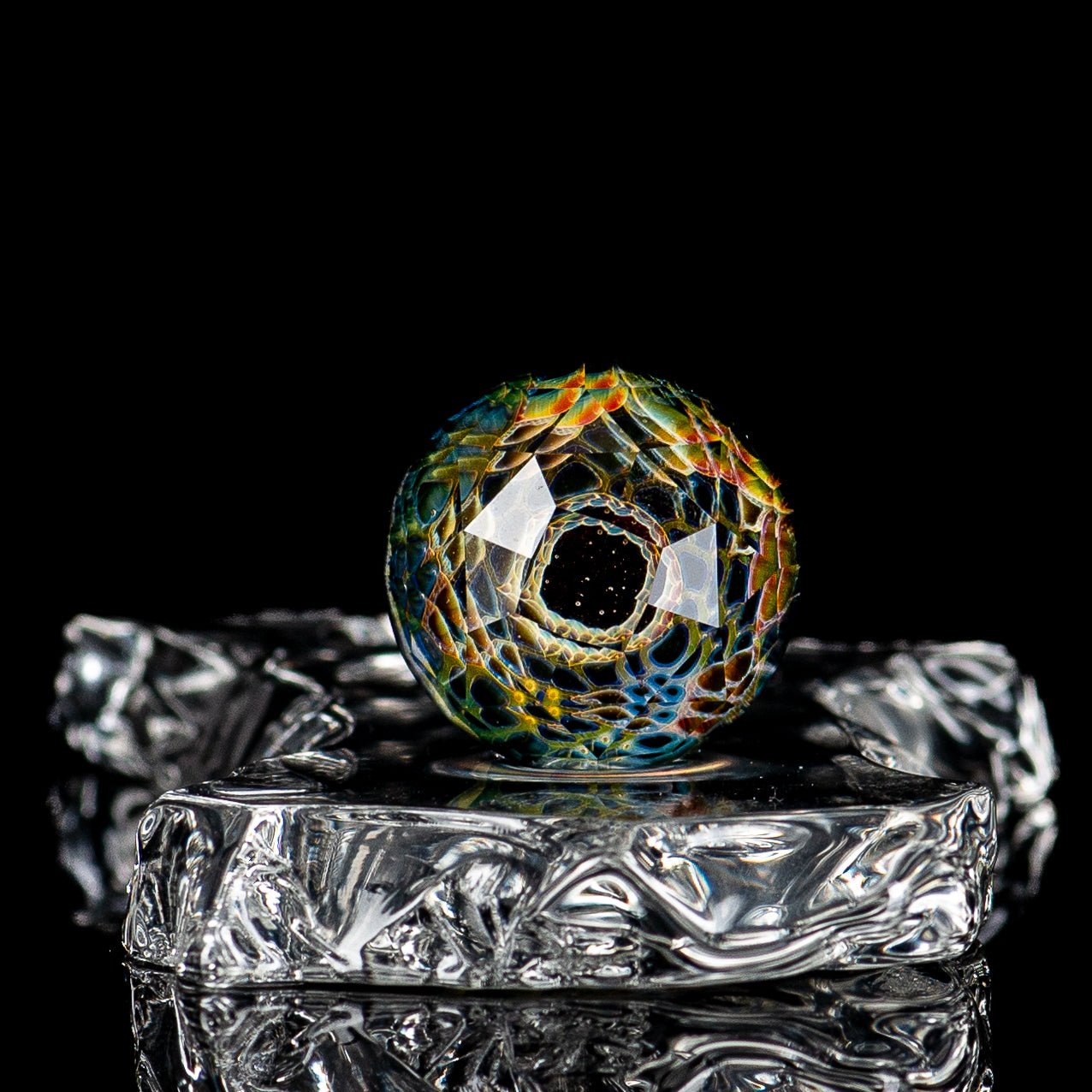 1 Faceted Slurper Topper Collab Indo x Fatal Facets - Smoke ATX