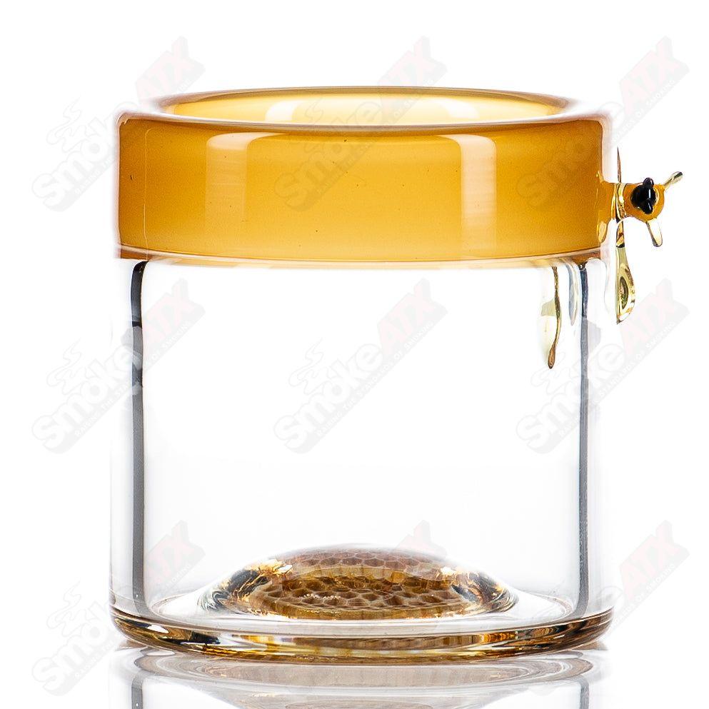 1 Honeycomb Low - Ball Drinking Glass Joe P Glass - Smoke ATX