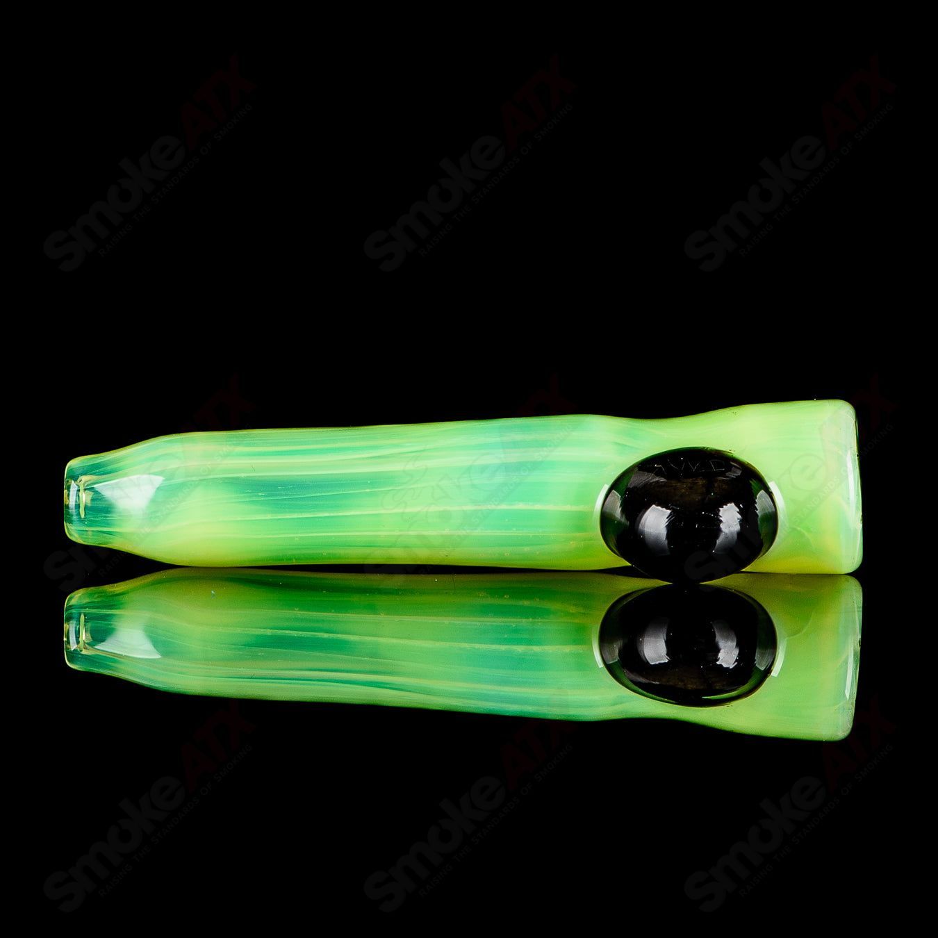 1 I/O Worked Chillum Signed - JMK Glass - Smoke ATX