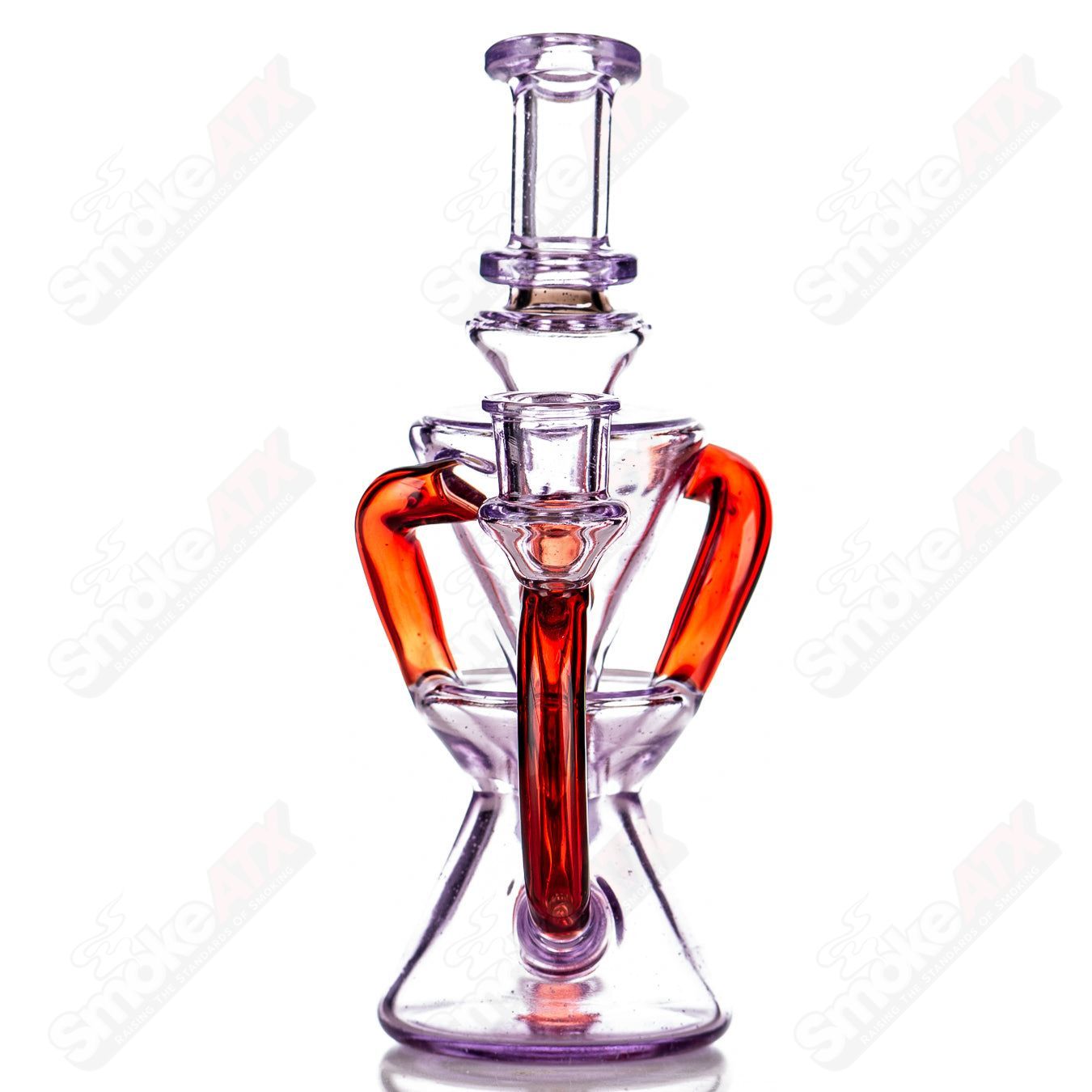 1 Mini Two & Through Recycler by Captn Chronic - Smoke ATX