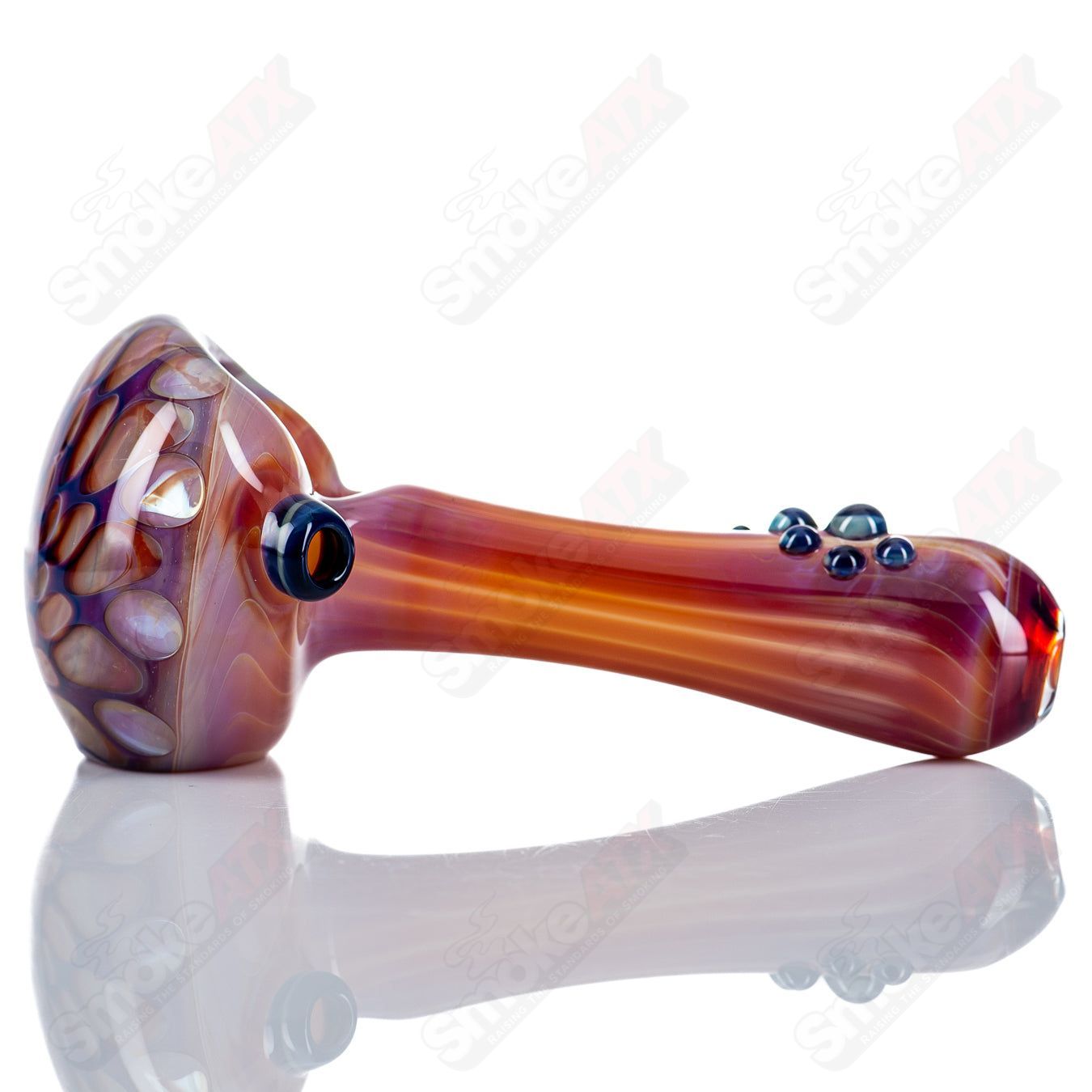 1 Serendipity Spoon w Honeycomb Endcap Uncle Fish - Smoke ATX