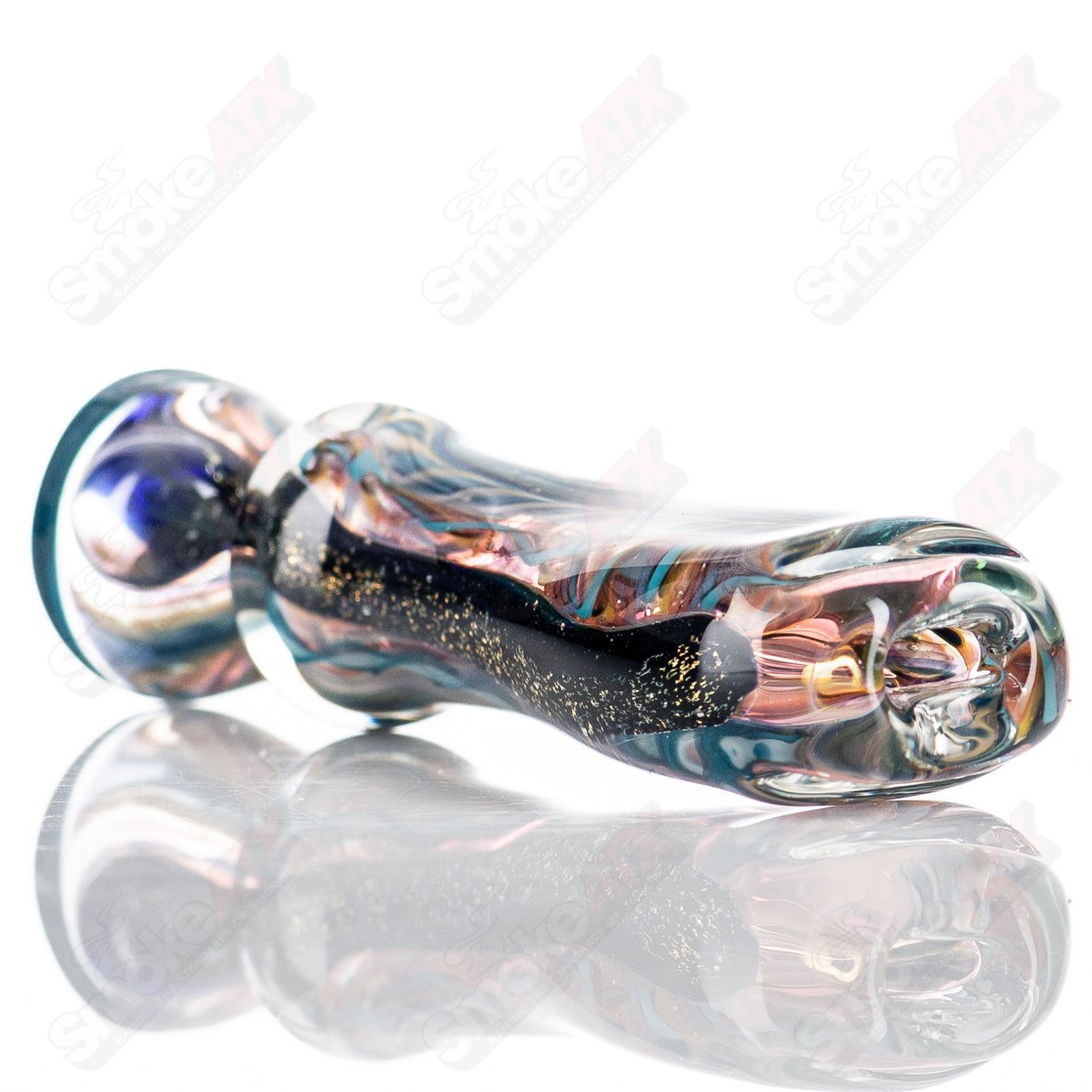 1 sm ISO Bat Chillum by Molten - Smoke ATX