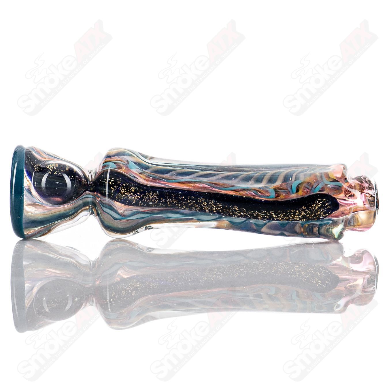 1 sm ISO Bat Chillum by Molten - Smoke ATX
