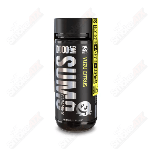 10000mg Yuzu Citrus 25pk Sumo Gummies THCA Half Bakd - Smoke ATX