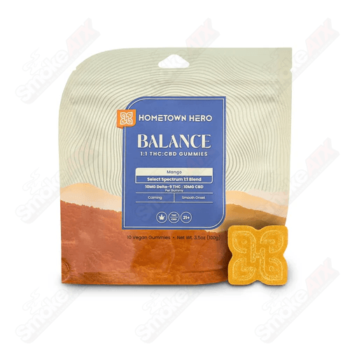 100mg Mango Select Spectrum Delta - 9 Gummies Hometown Hero - Smoke ATX