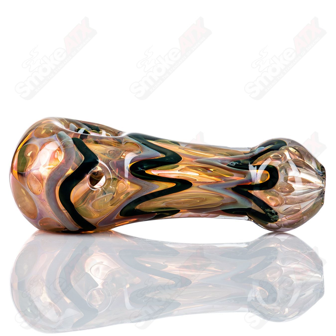11 Gold & Silver Fume I/O Spoon by Shane Smith - Smoke ATX