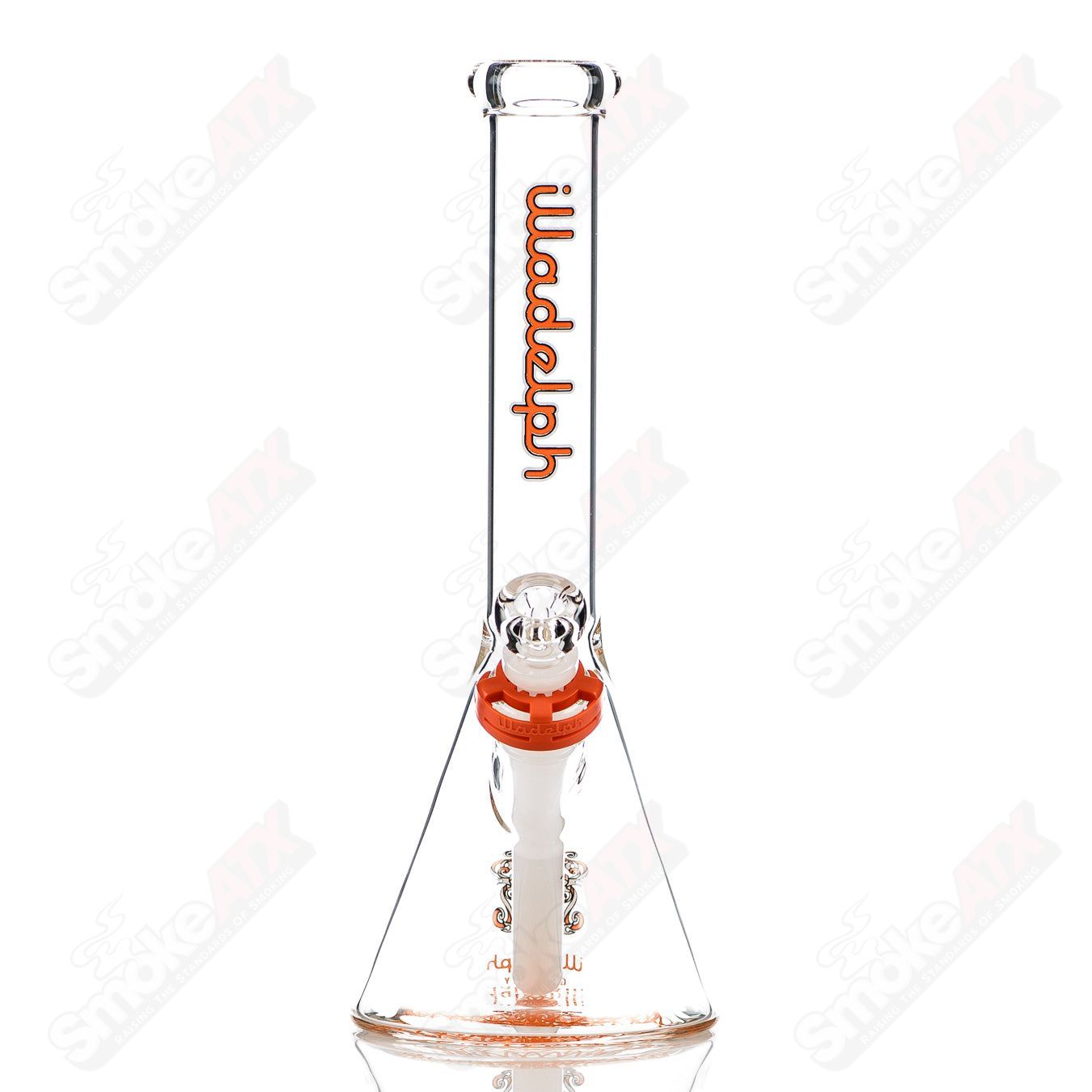 12" 5mm (Orange) Mini Beaker Illadelph - Smoke ATX