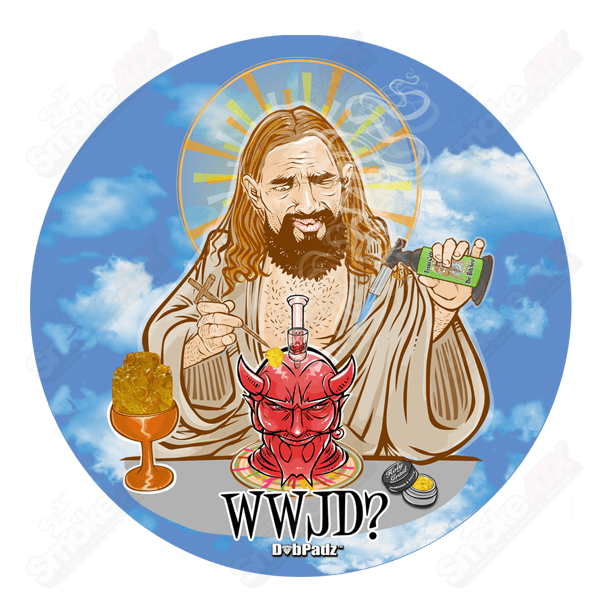 8in WWJD? Fabric Dab Padz - Smoke ATX