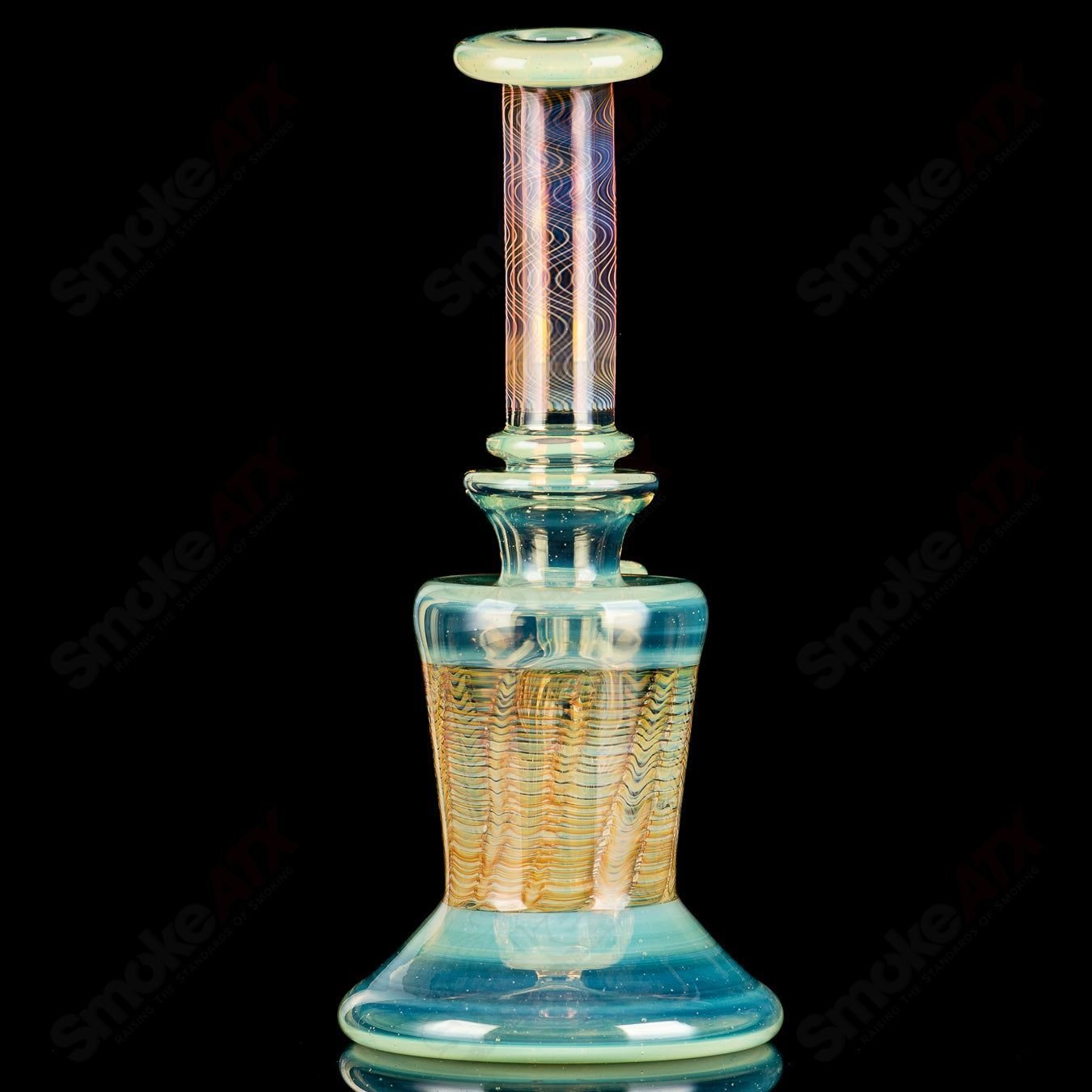 14mm Banger Hanger CFL Milky Yoshi/Custom Color Seth Jones - Smoke ATX