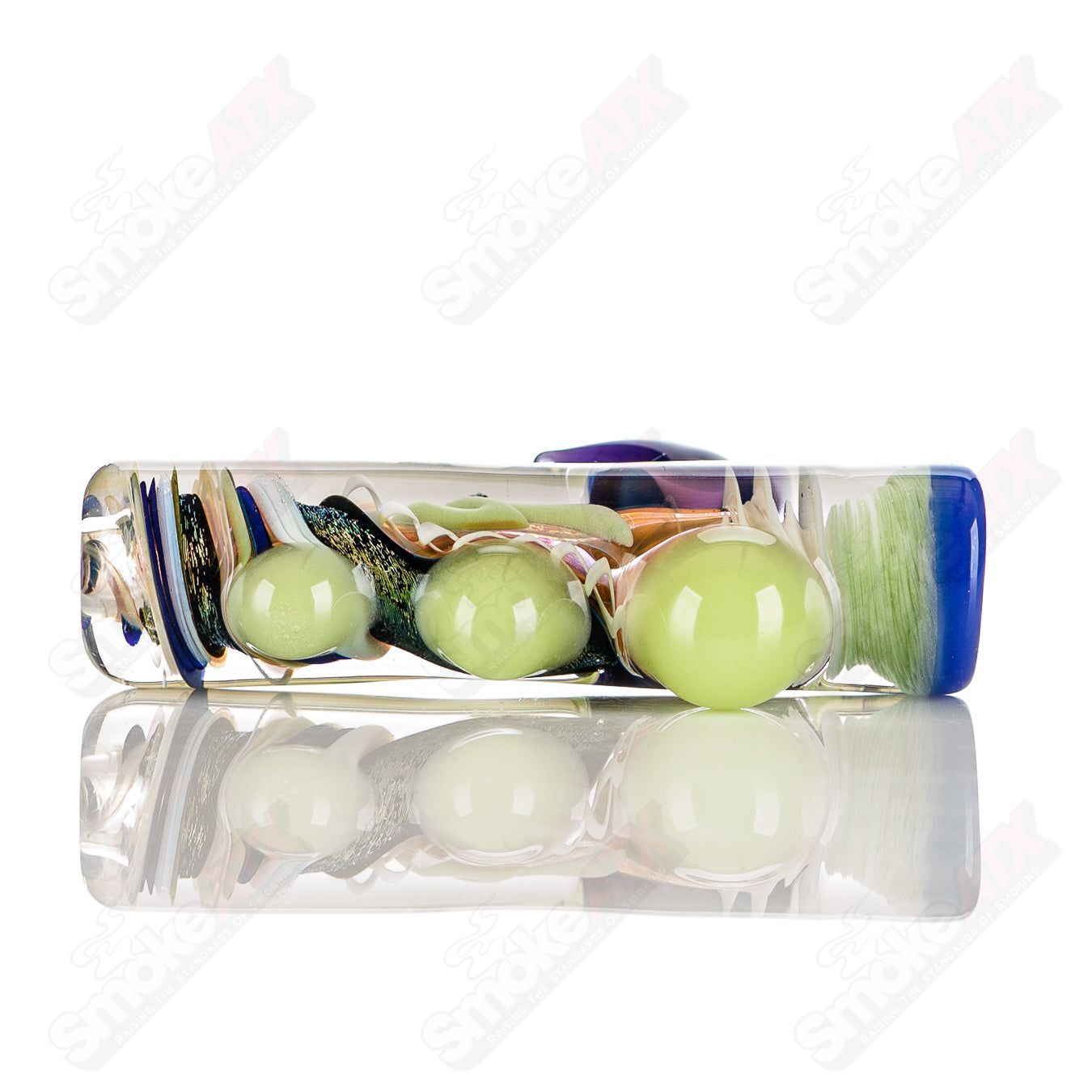 15 Color Worked IO Chillum Jeremy from Oregon - Smoke ATX