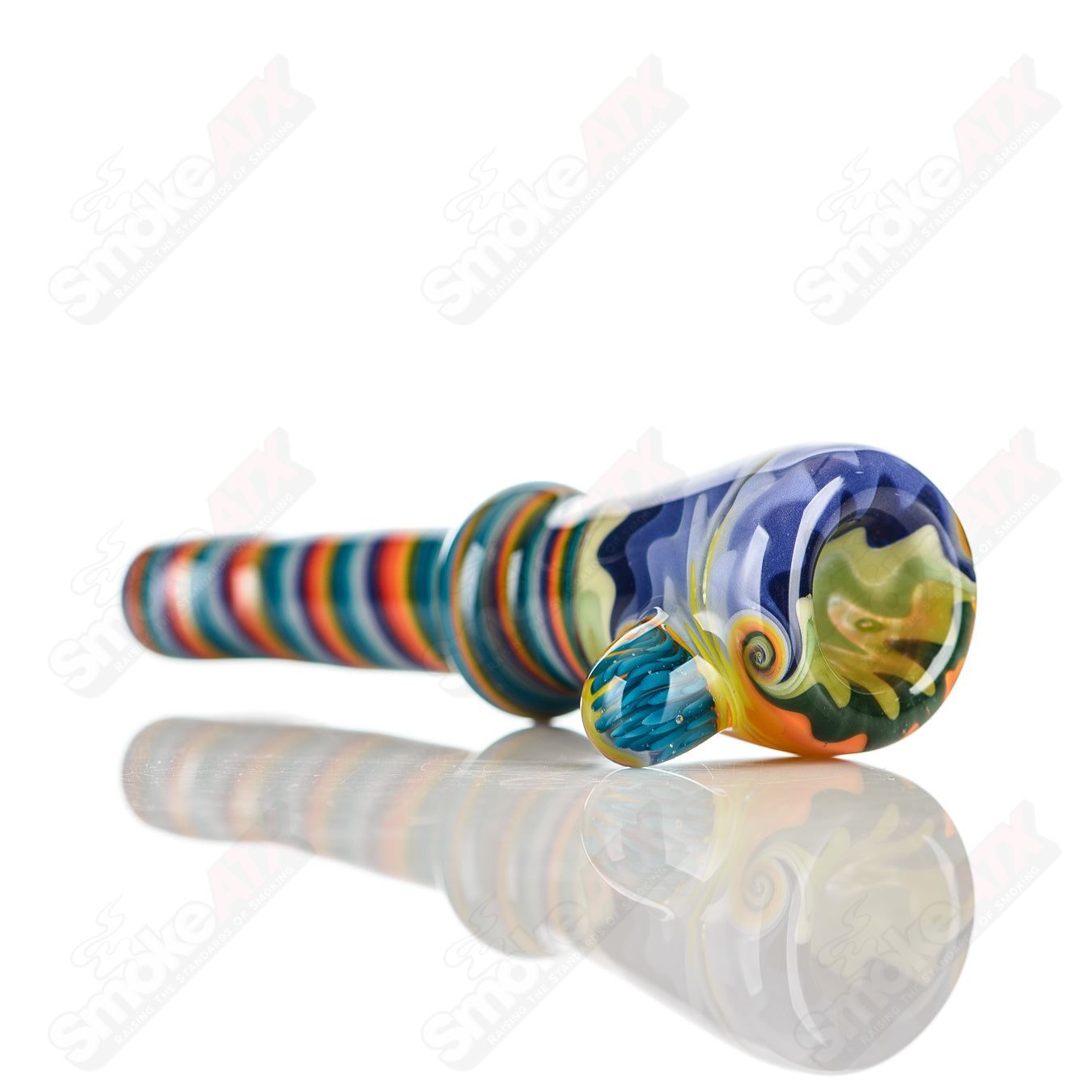 16 Wig Wag Chillum Katy Wright Glass - Smoke ATX