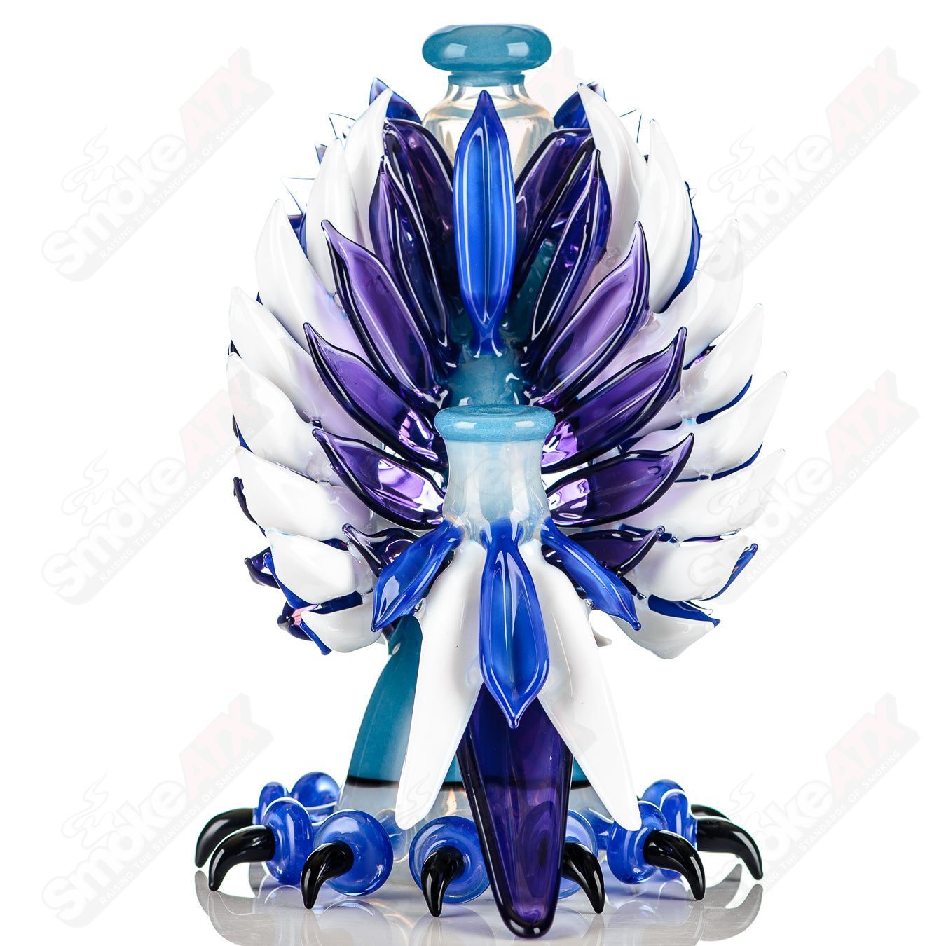 Lace Face Blue Jay Recycler (#2 of the Bird Series) - Smoke ATX