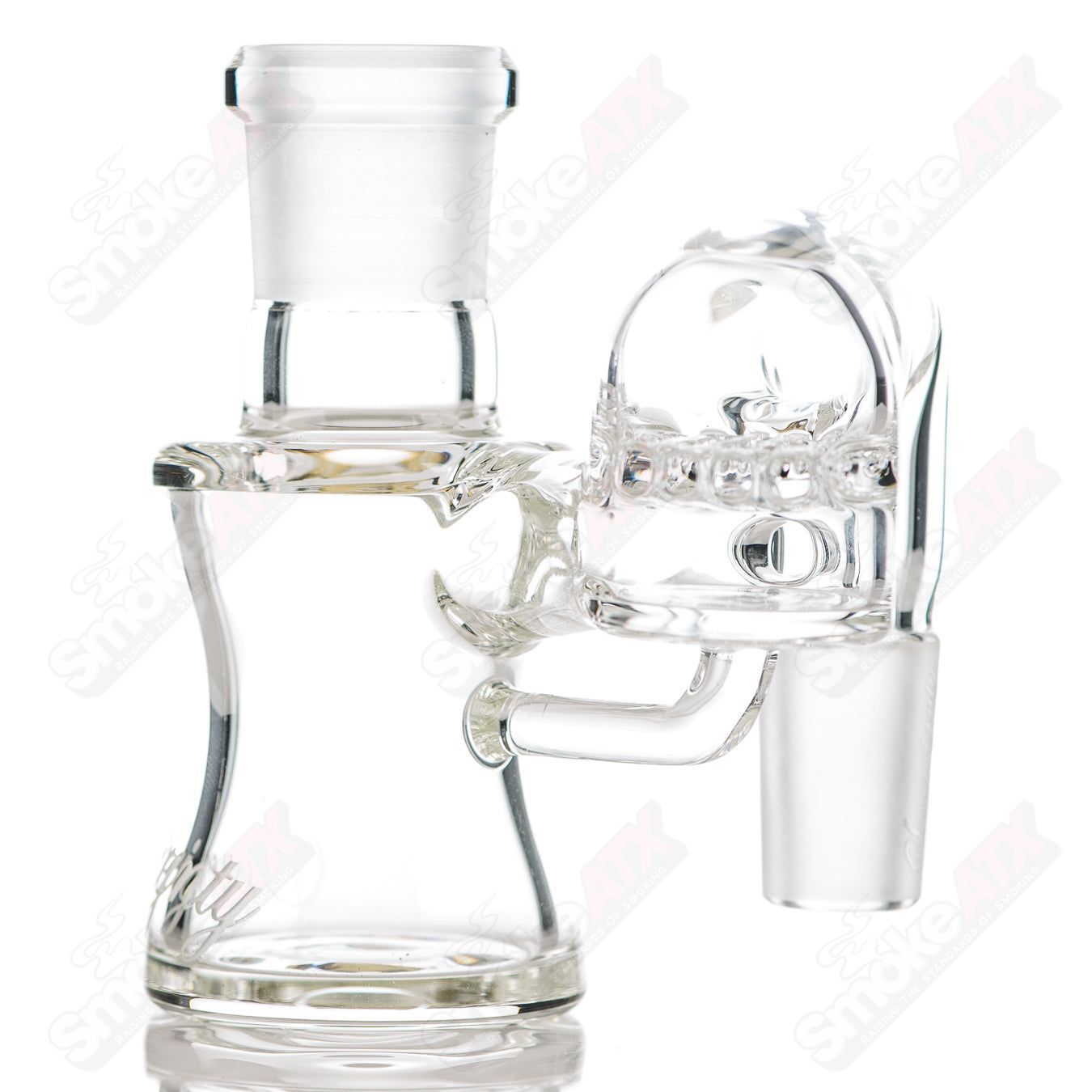 18mm Clear Dry Cleaner Ash Catcher Sovereignty (Bottom Logo) - Smoke ATX