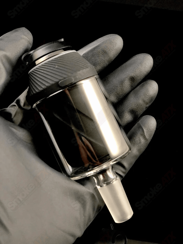 18mm Clear Underside Proxy Adapter by Kovacs Glass - Smoke ATX