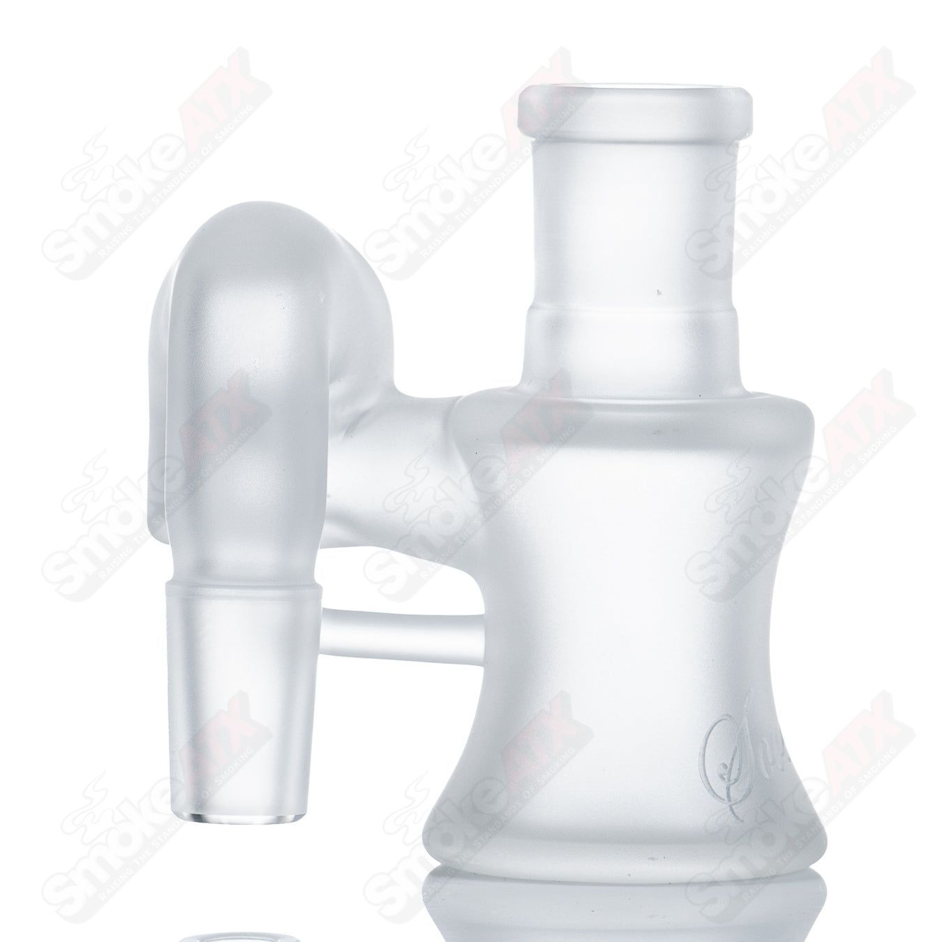 18mm Frosted Dry Cleaner Ash Catcher by Sovereignty Style 4 - Smoke ATX