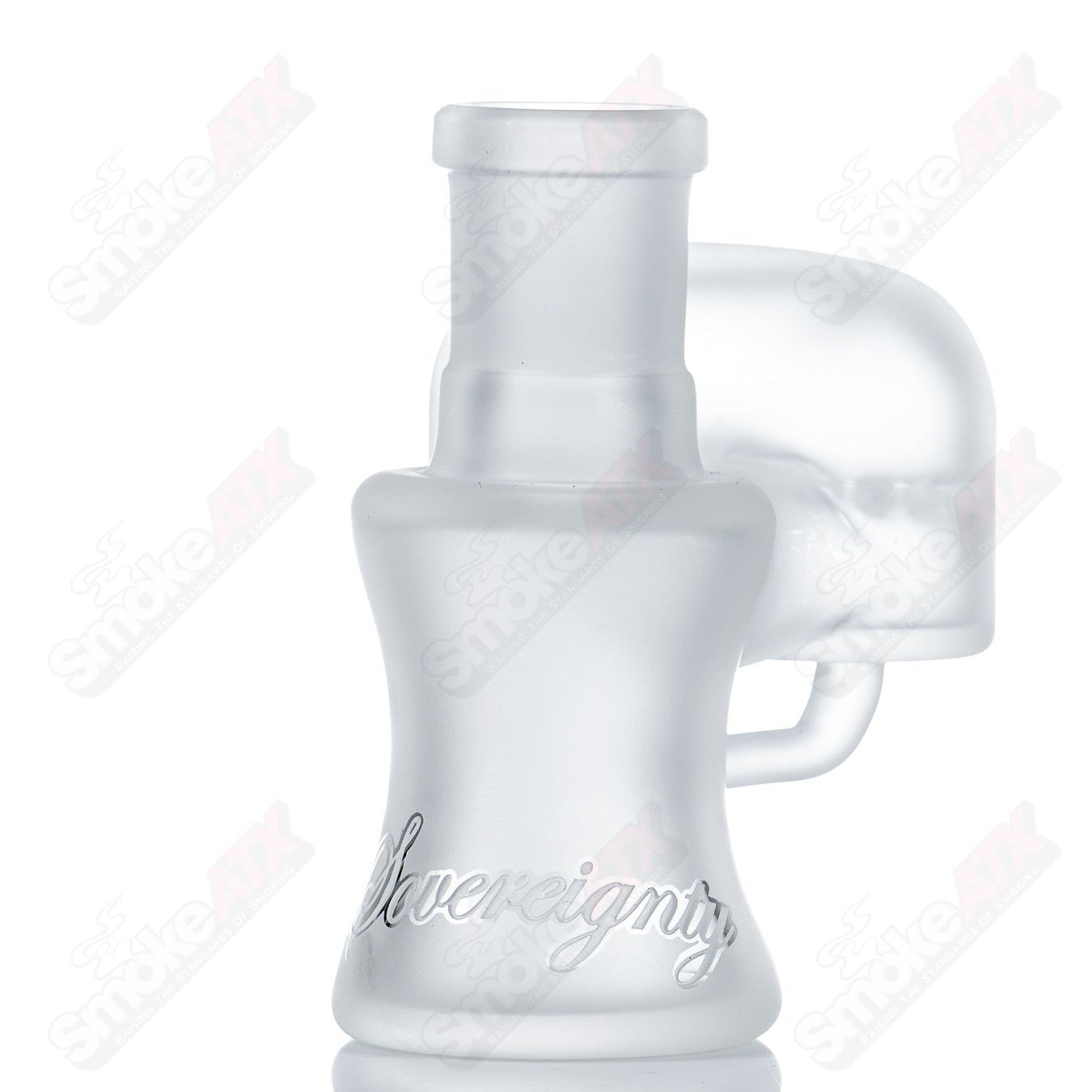 18mm Frosted Dry Cleaner Ash Catcher by Sovereignty Style 5 - Smoke ATX