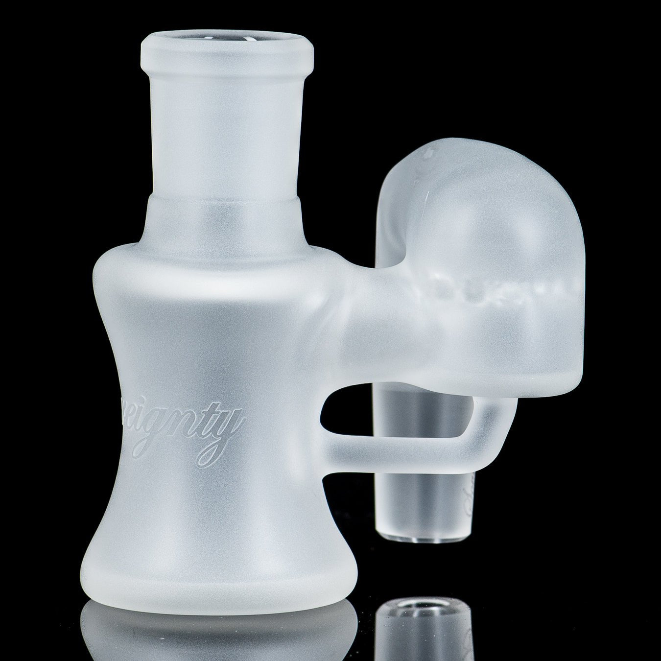 18mm Frosted Dry Cleaner Ash Catcher by Sovereignty Style 7 - Smoke ATX