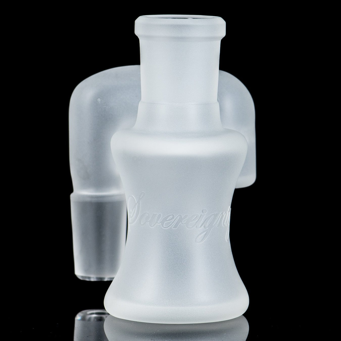 18mm Frosted Dry Cleaner Ash Catcher by Sovereignty Style 7 - Smoke ATX