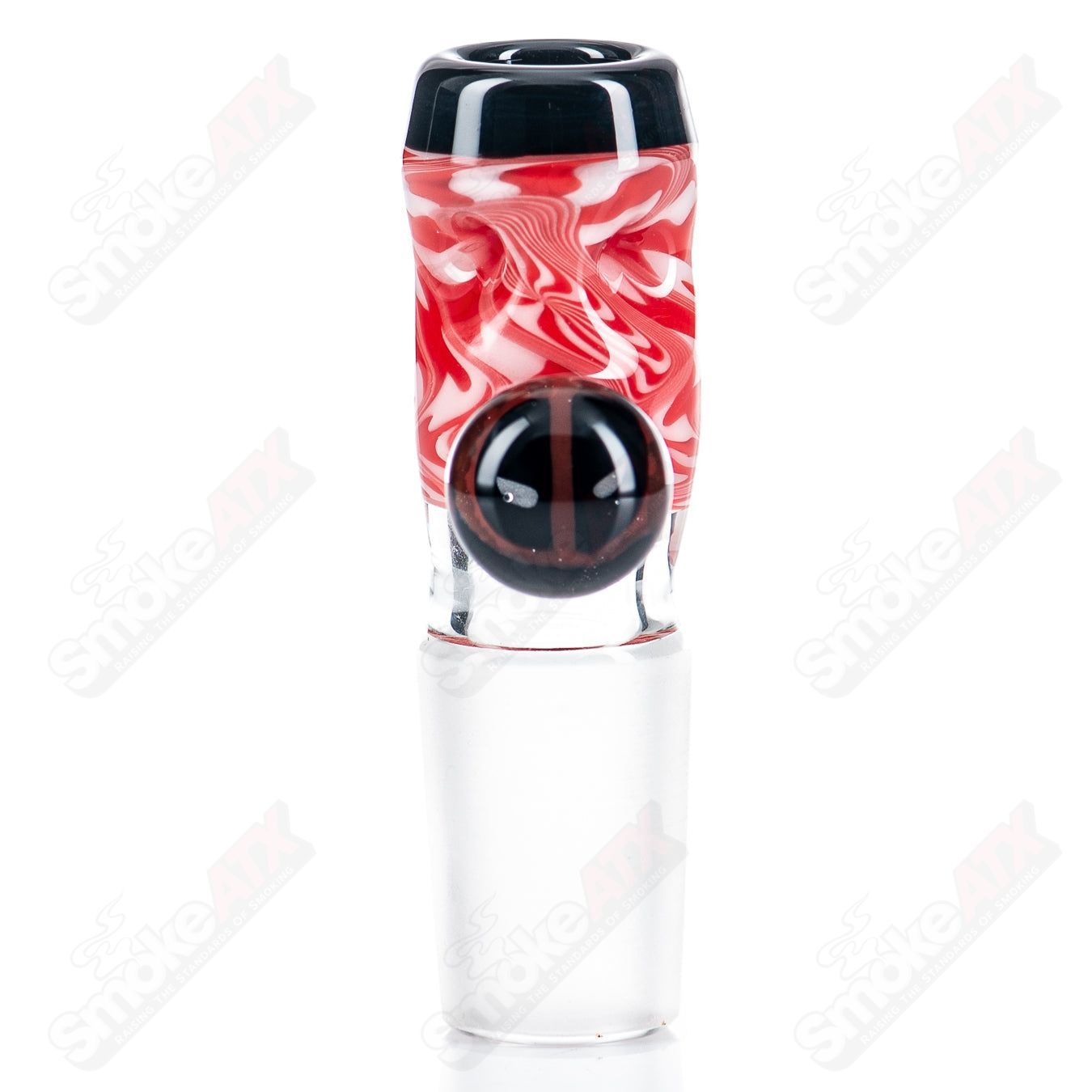 18mm Red/White Slide with Deadpool Millie by Black Tuna - Smoke ATX