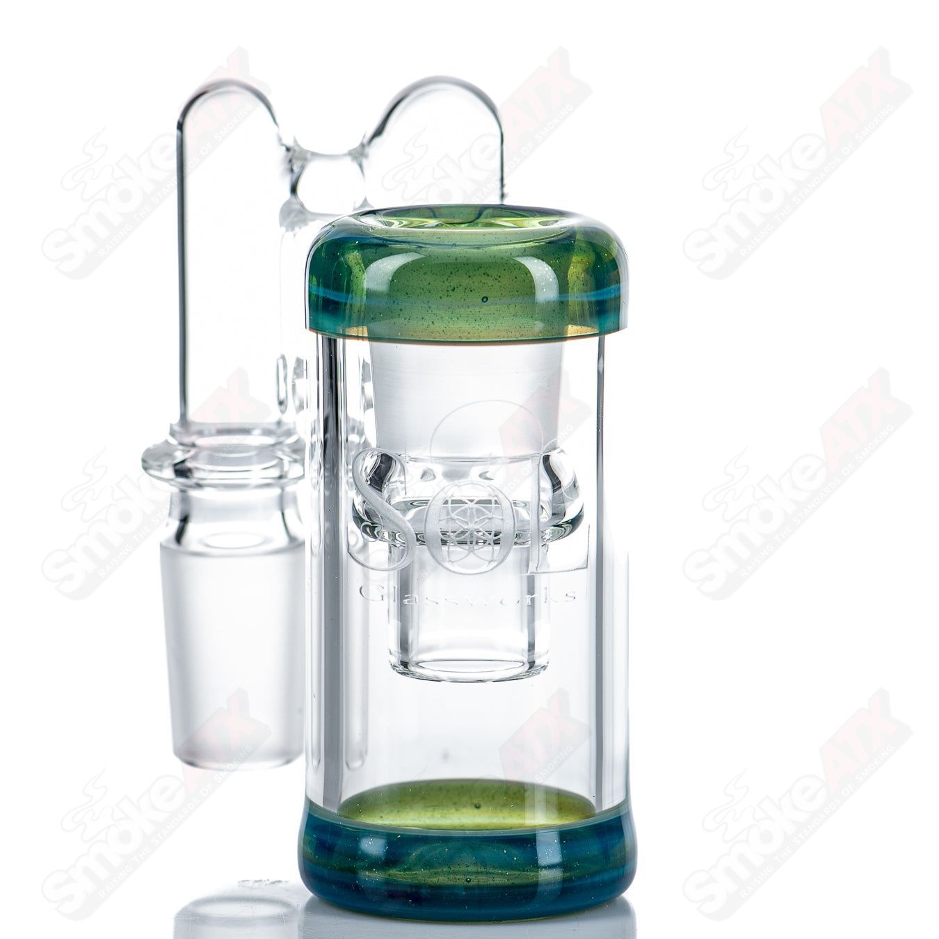 18mm (Shooting Star) Dry Catch by SOL Glassworks - Smoke ATX