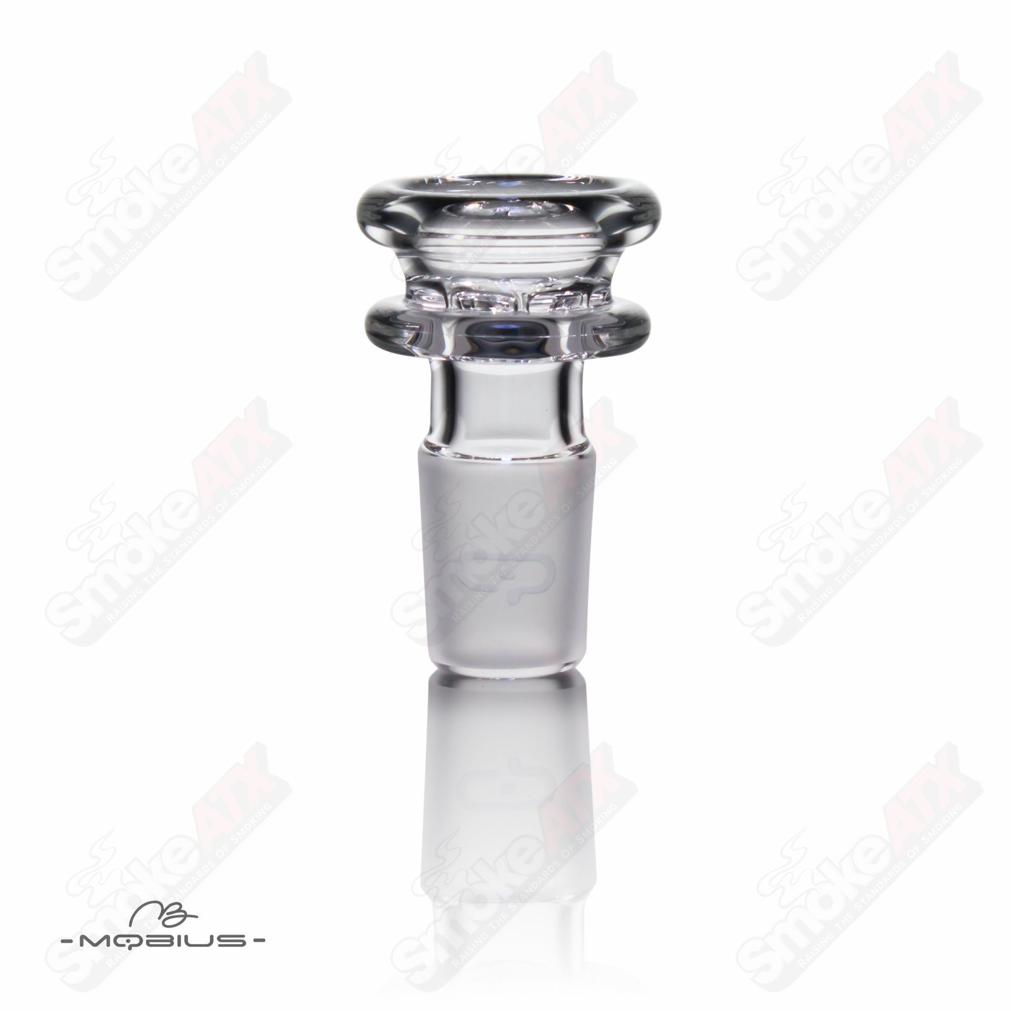 19mm Clear Multi Hole V2 Bowl Mobius - Smoke ATX