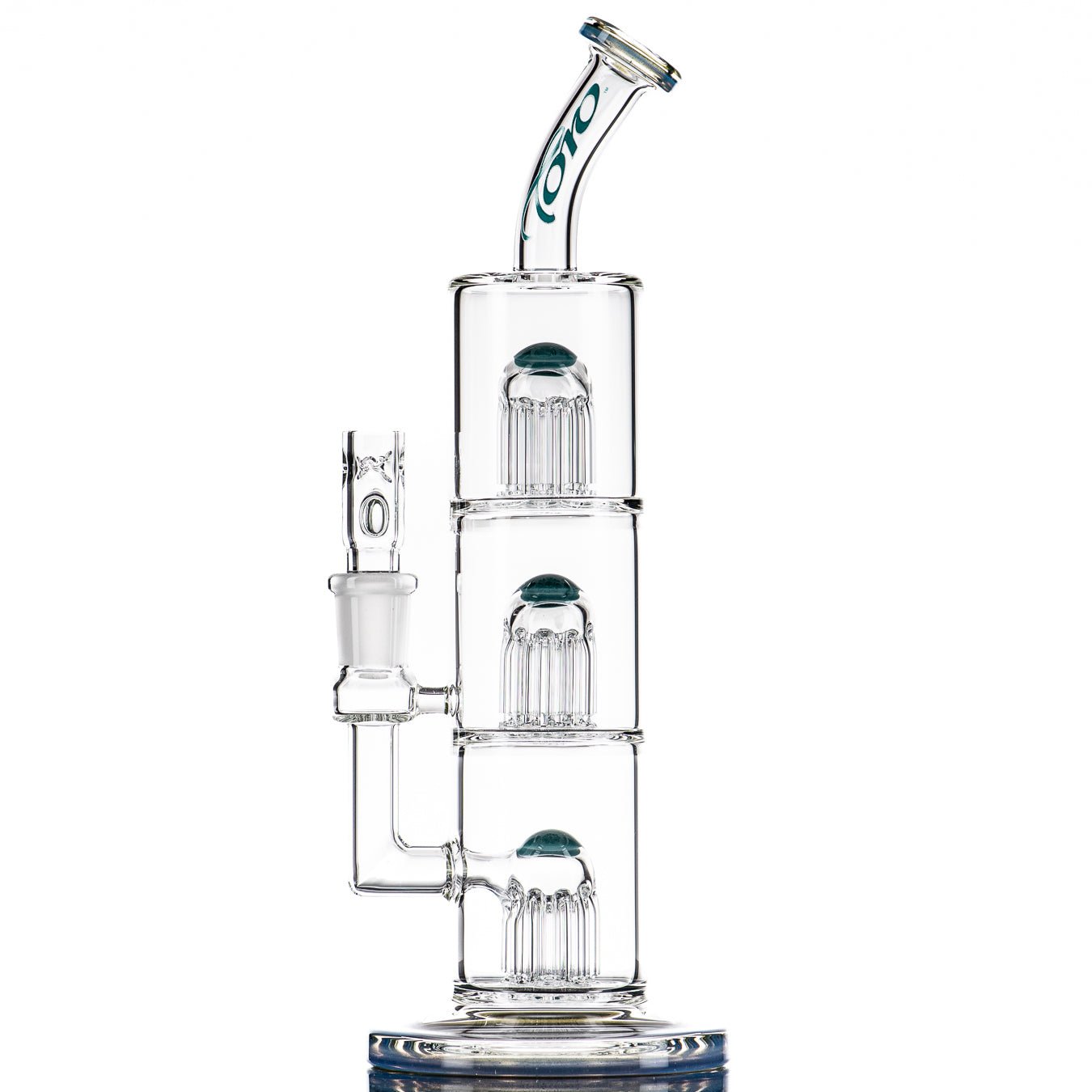 2 14mm Triple Macro by Toro Glass - Smoke ATX