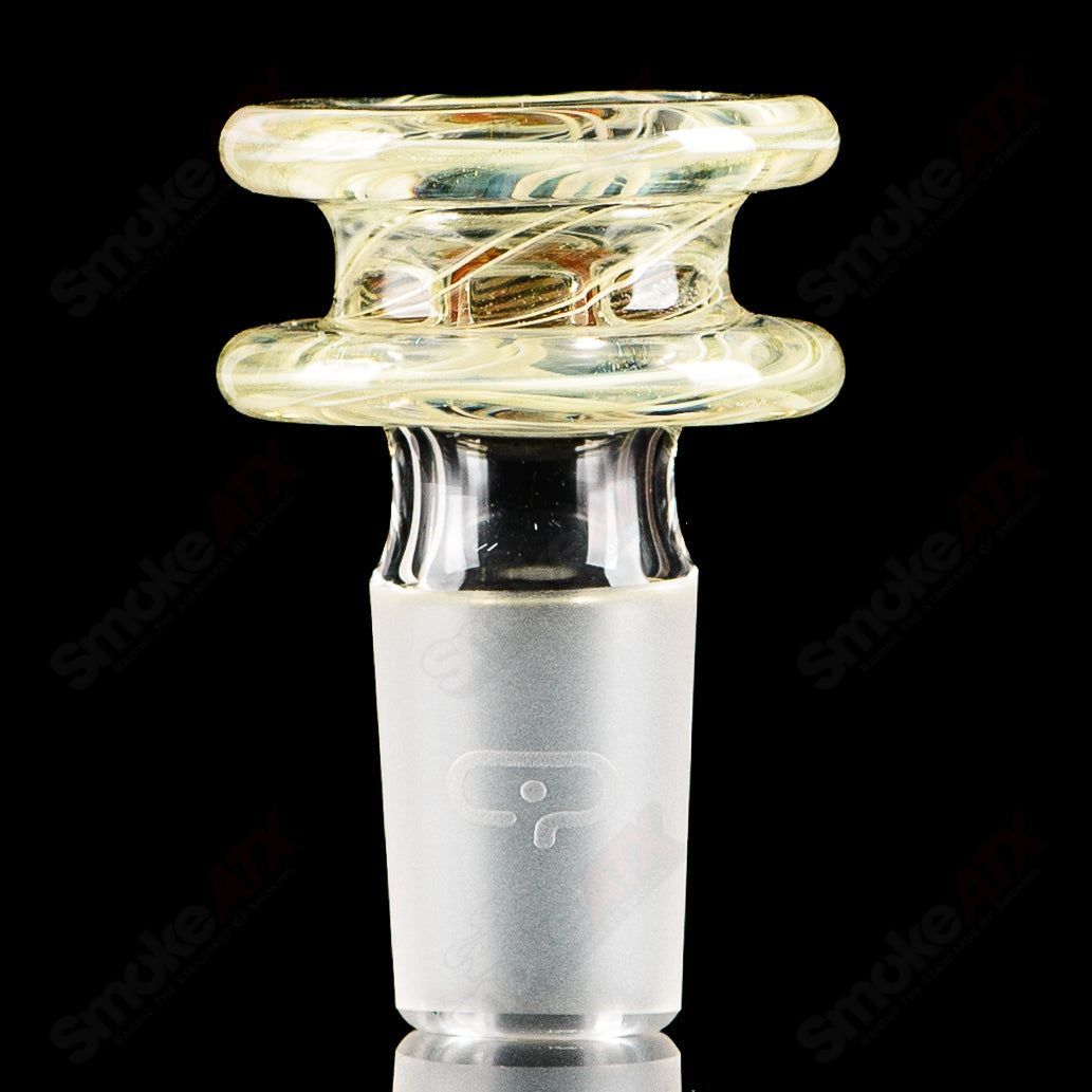 2 19mm UV Color Elements Multi Hole Bowl Mobius - Smoke ATX