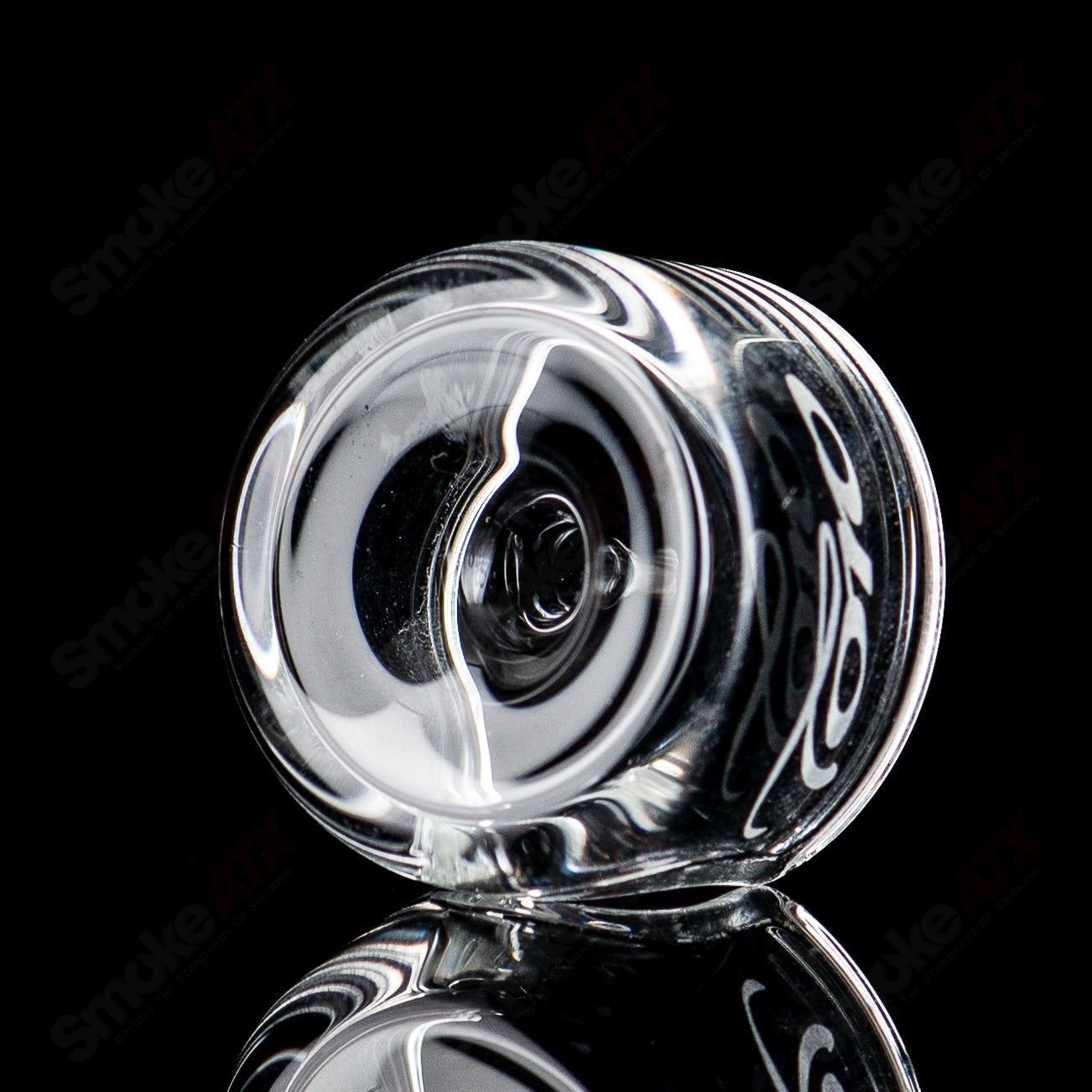 2 25mm Clear UFO Cap by Toro Glass - Smoke ATX
