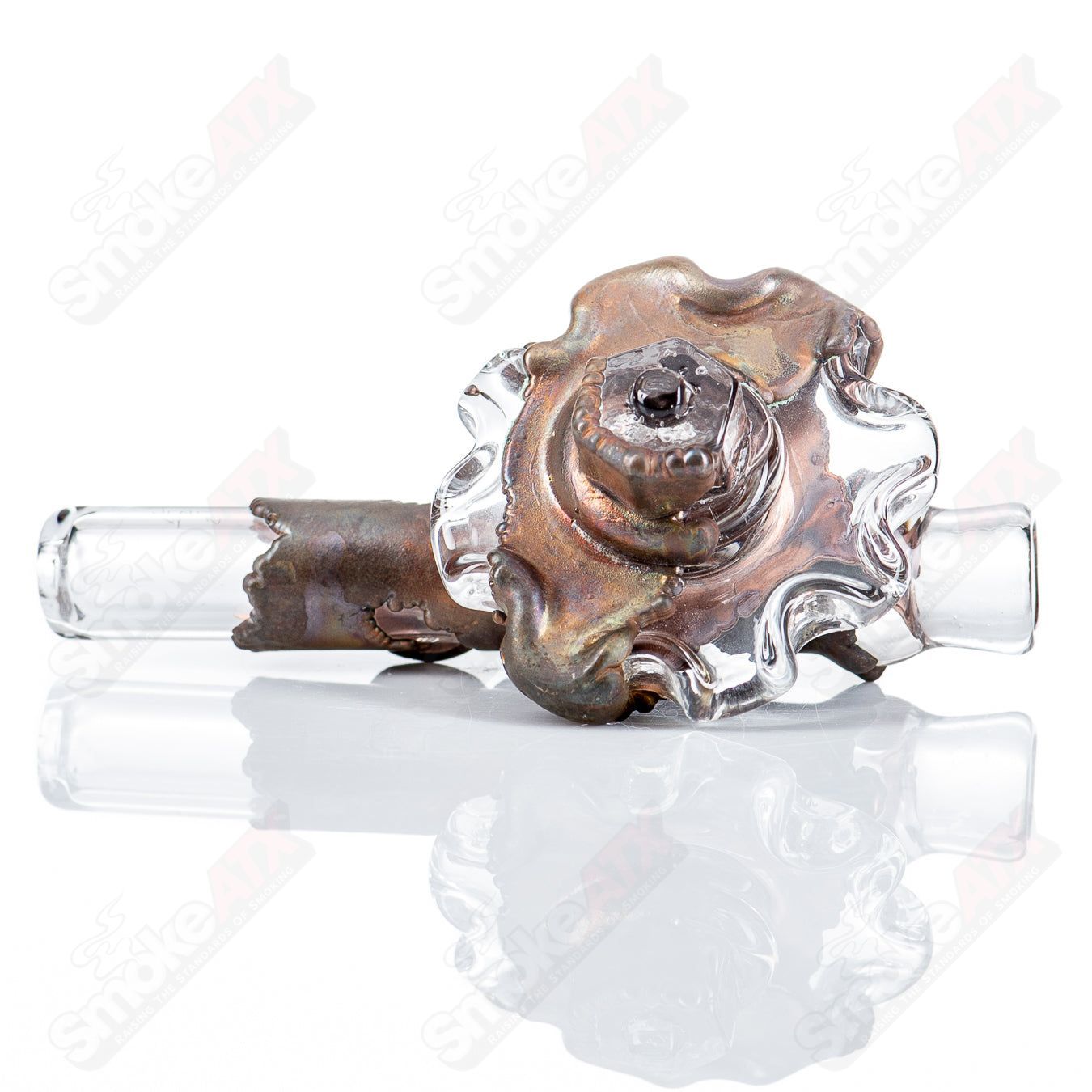 2 Electroformed Gear Chillum by Zack P x Snic - Smoke ATX