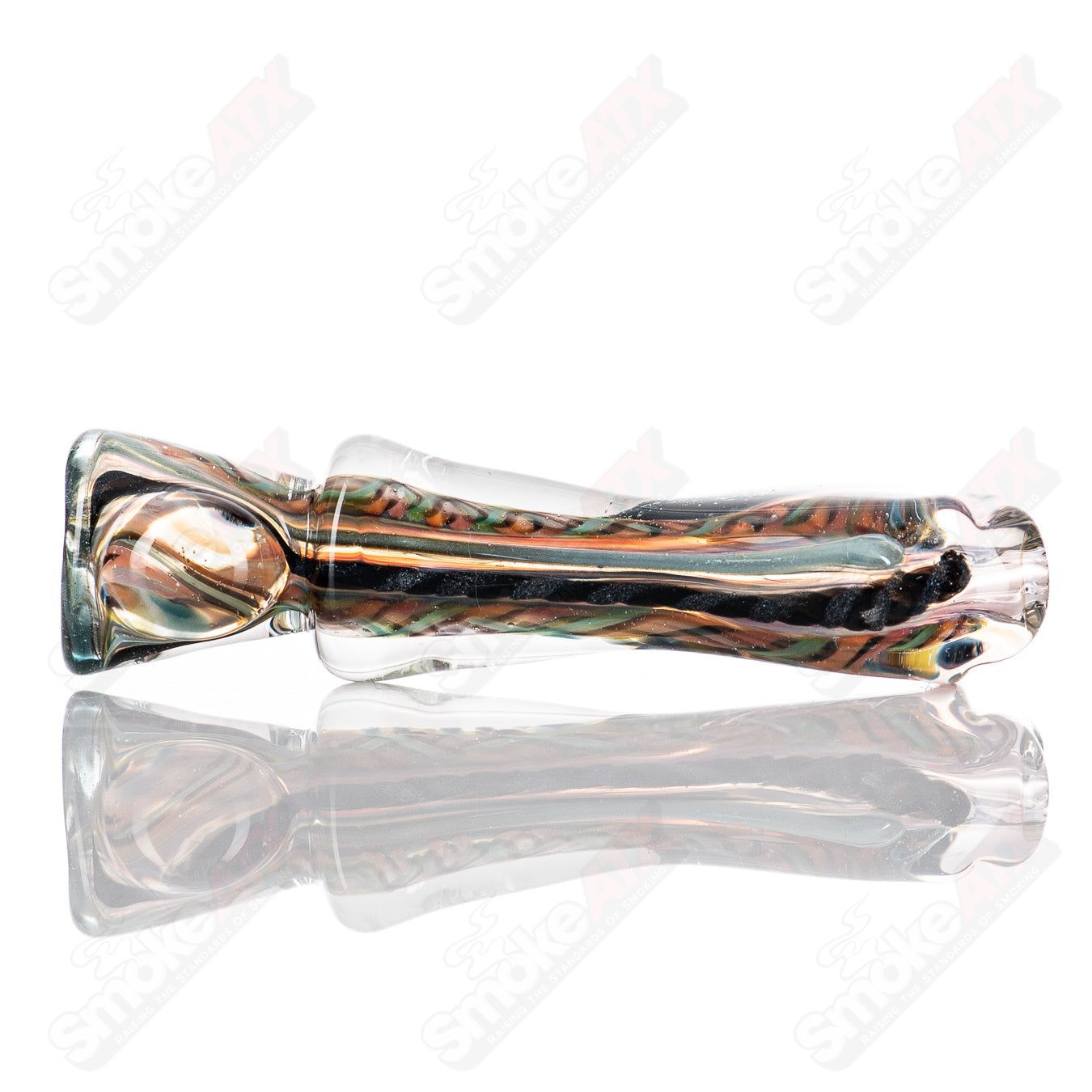 2 Lg ISO Bat Chillum by Molten - Smoke ATX
