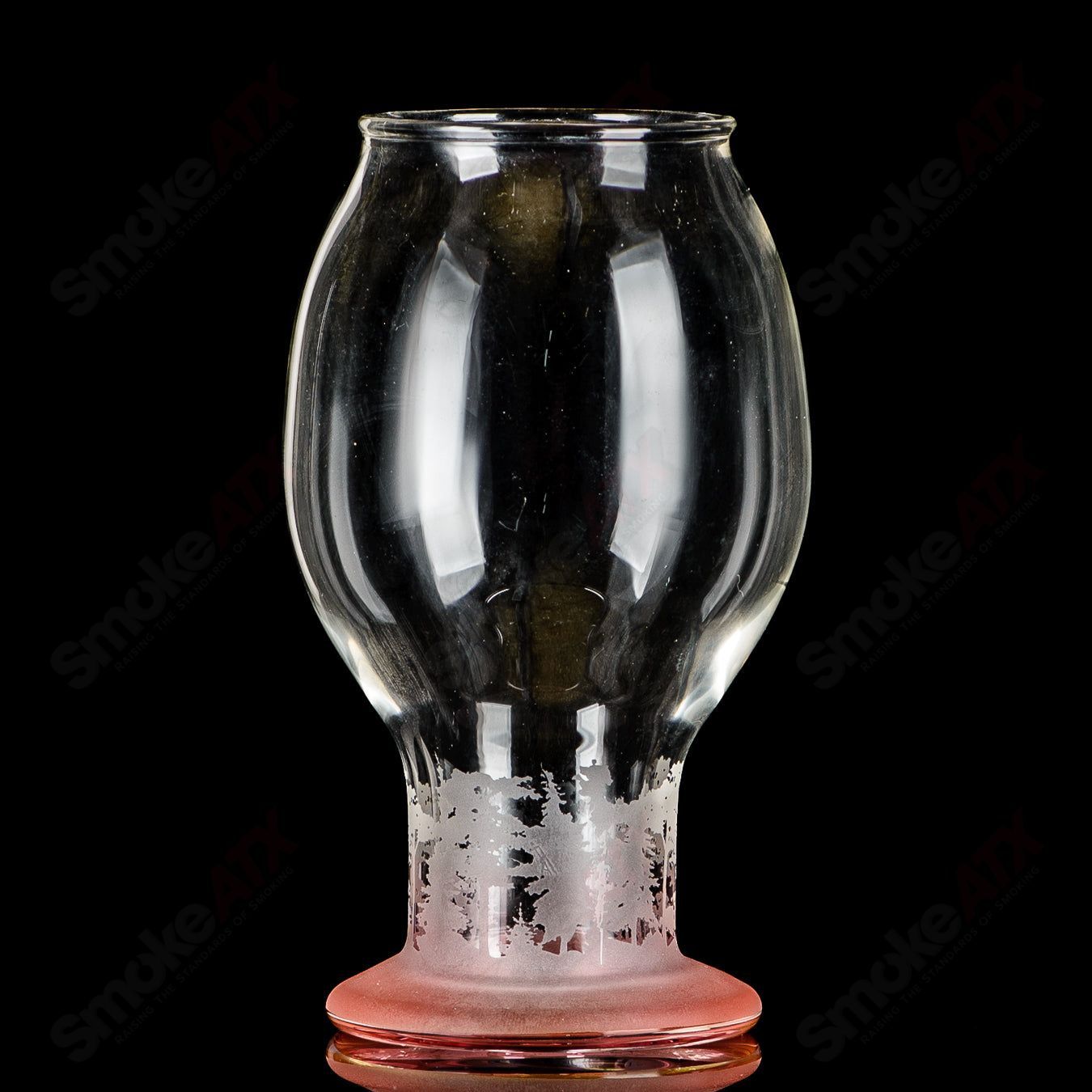 Rose Pink Goblet Drinking Glass Chad G - Smoke ATX