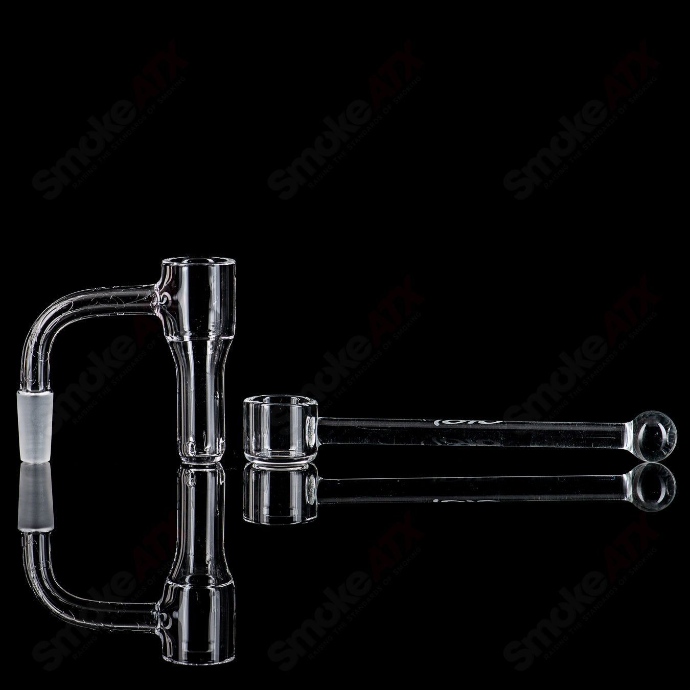 20mm 10/90 Terp Feeder Vortex by Toro Glass - Smoke ATX