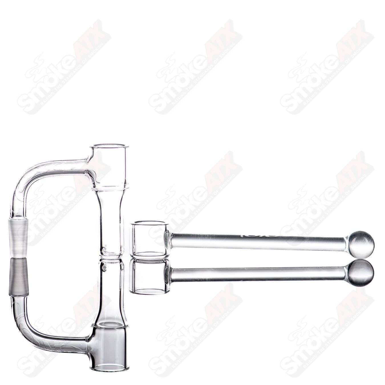 20mm 10/90 Terp Feeder Vortex by Toro Glass - Smoke ATX