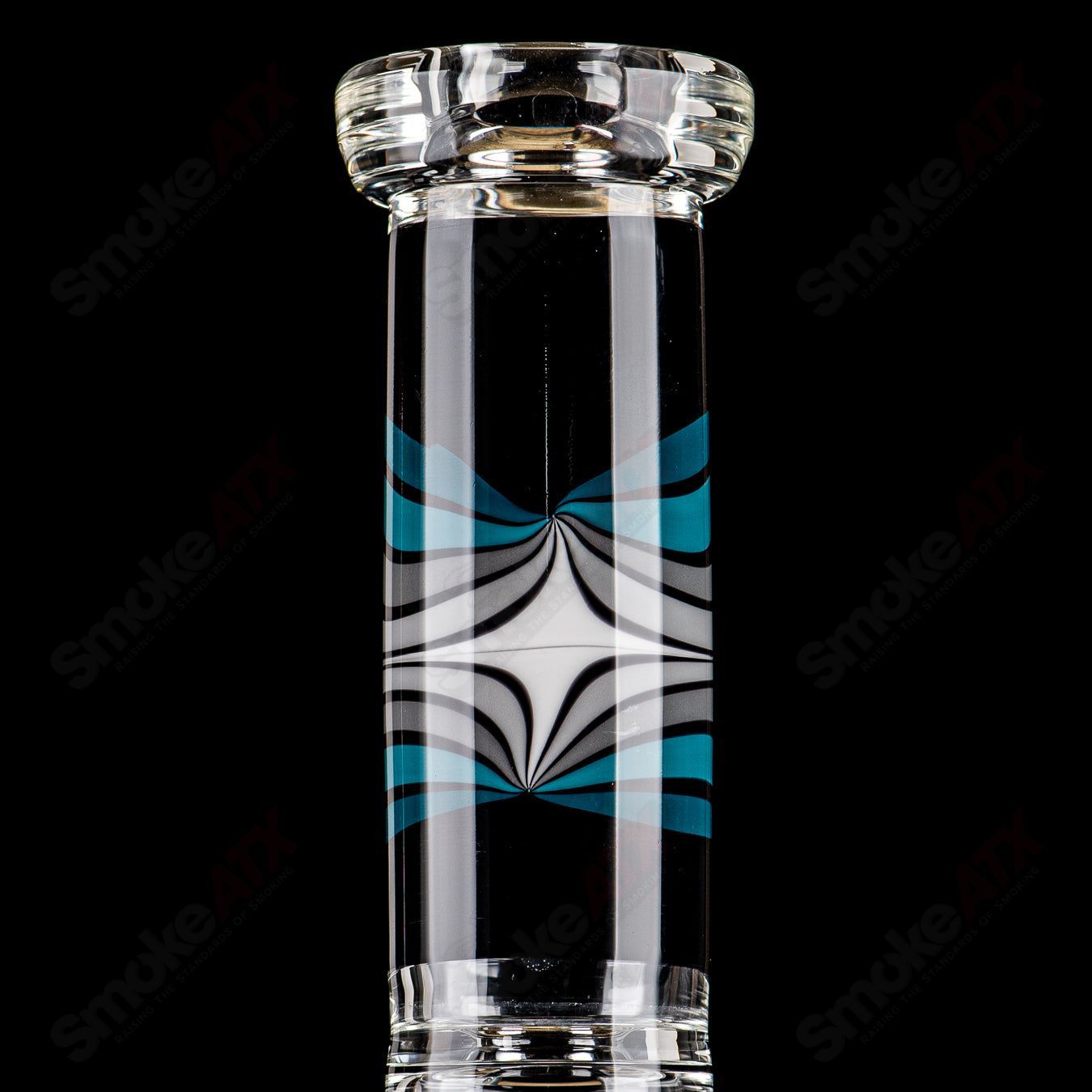 21" Zyklon Recycler by Mad Rob Glass - Smoke ATX