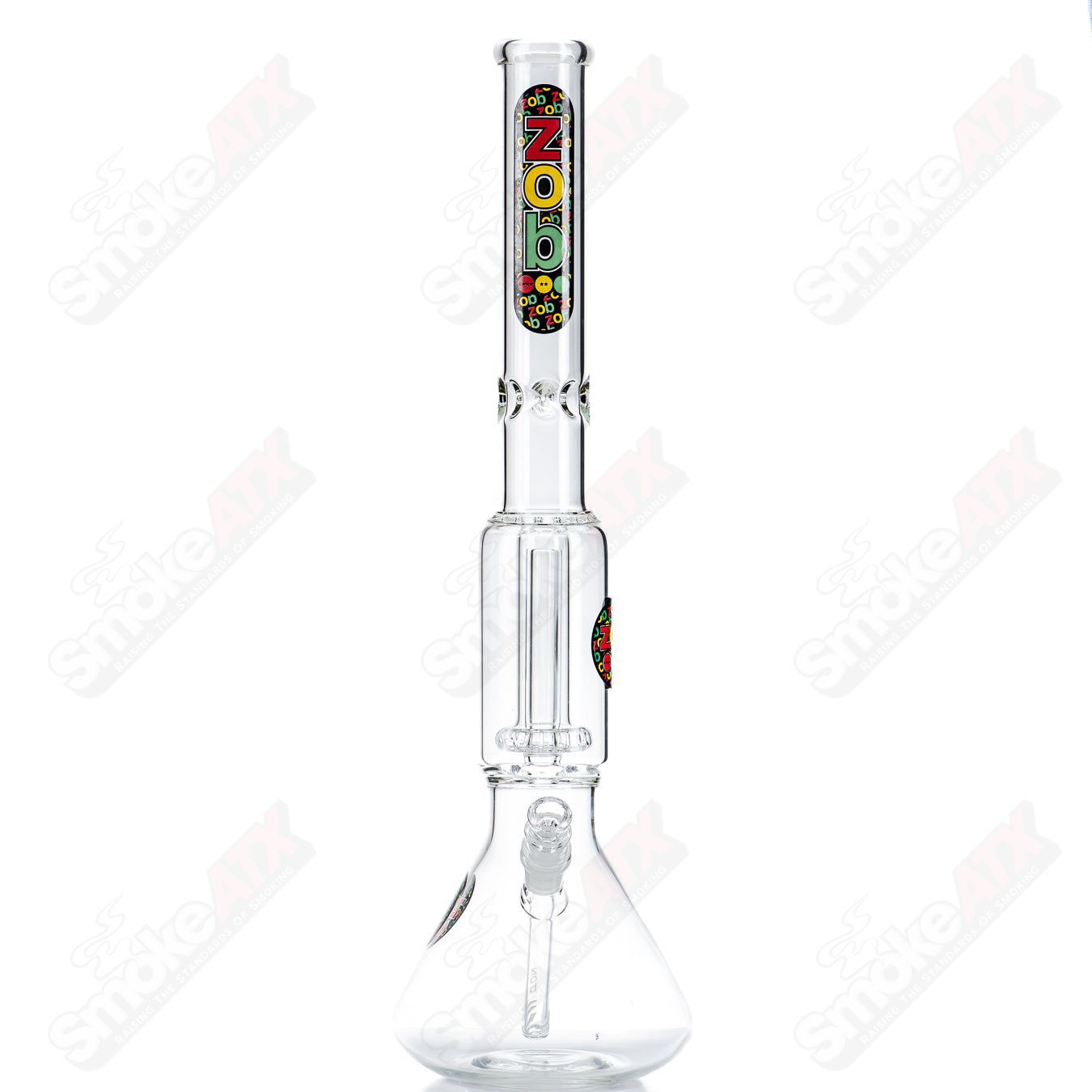 22" Beaker W/ Single UFO (Rasta) ZOB - Smoke ATX