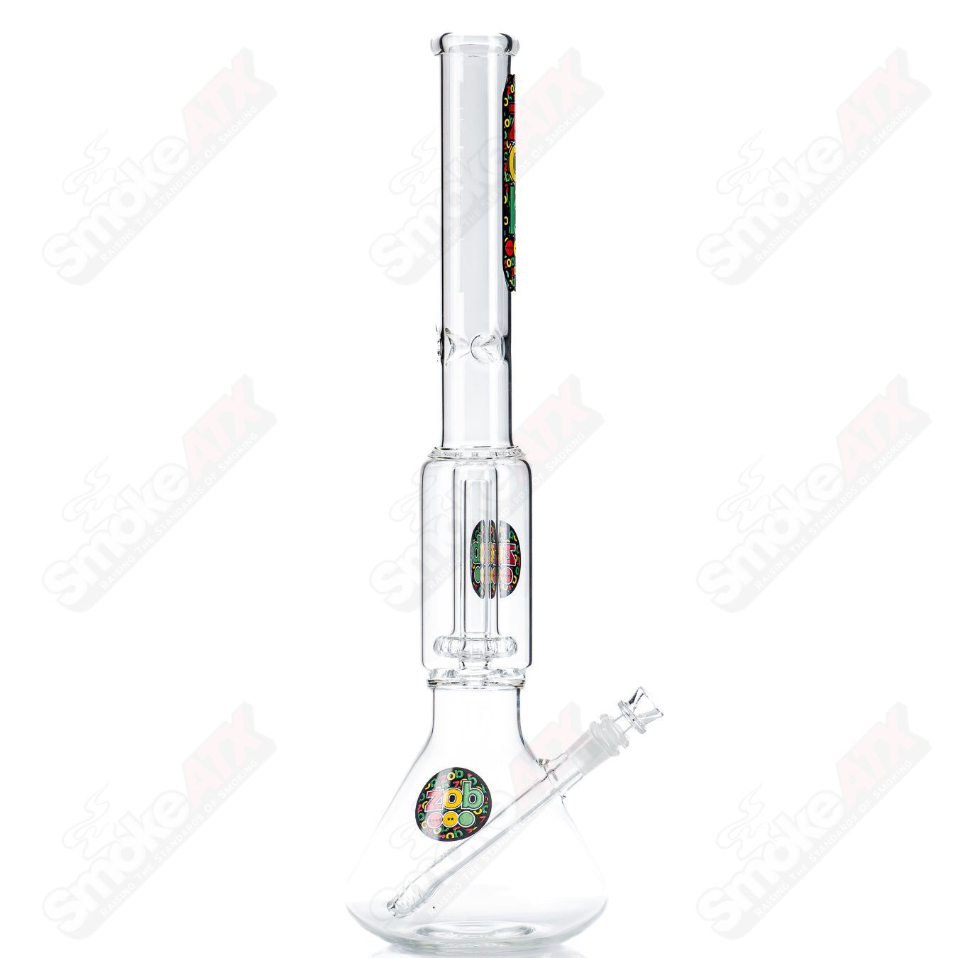 22" Beaker W/ Single UFO (Rasta) ZOB - Smoke ATX