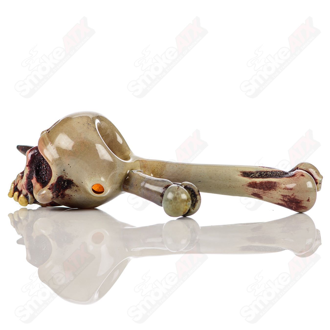Skull Spoon Ghost Glass - Smoke ATX