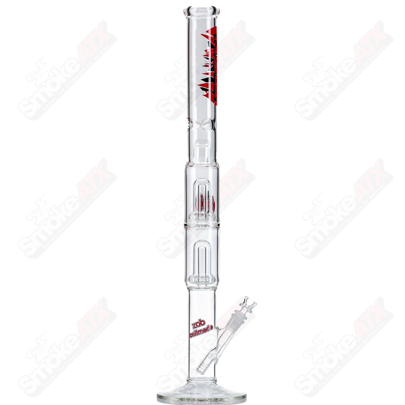 25" 50MM Straight Double UFO (Black/Red) ZOB - Smoke ATX