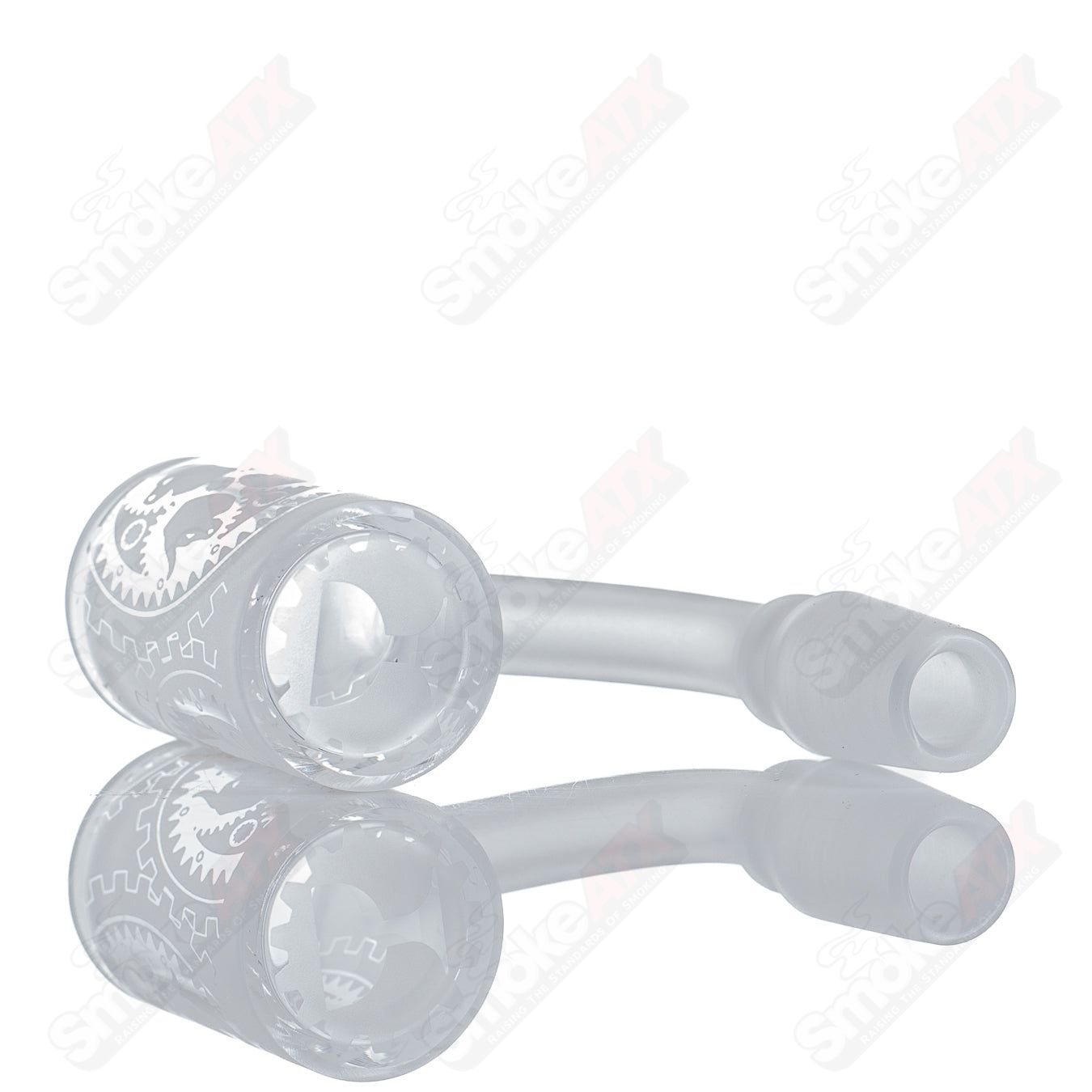 25mm Fully Blasted 14/90 Quartz Grail by Toro Glass - Smoke ATX