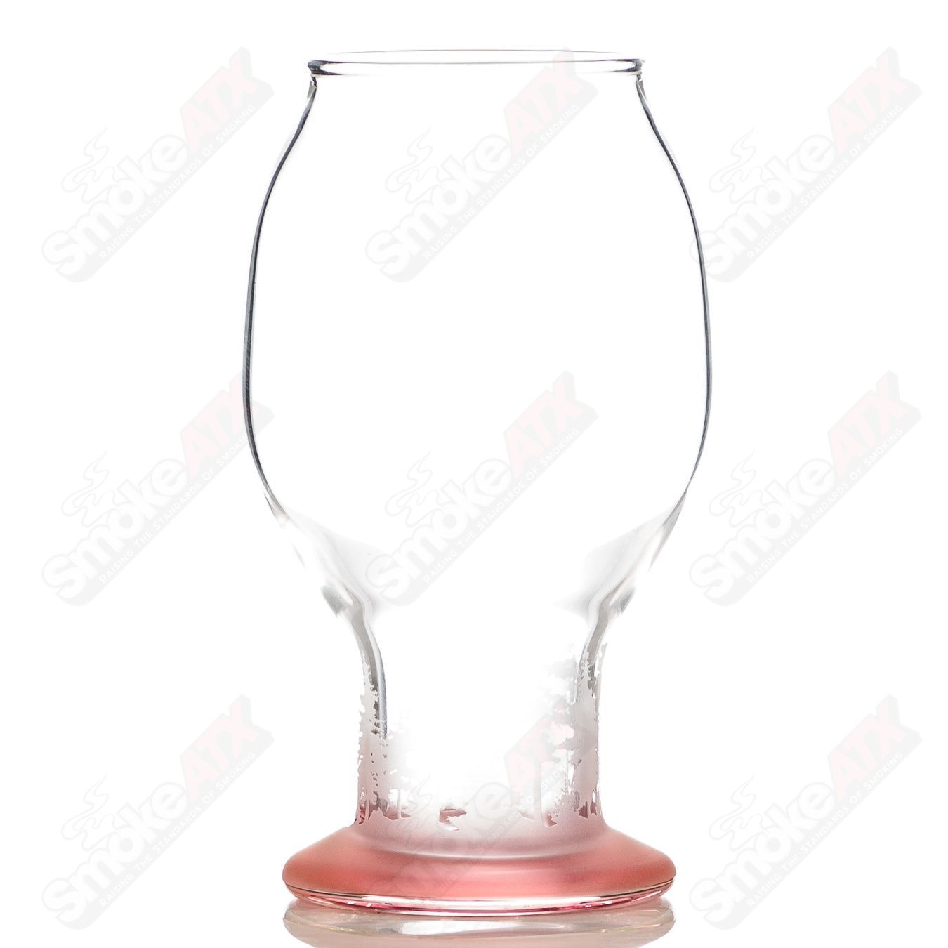 Rose Pink Goblet Drinking Glass Chad G - Smoke ATX